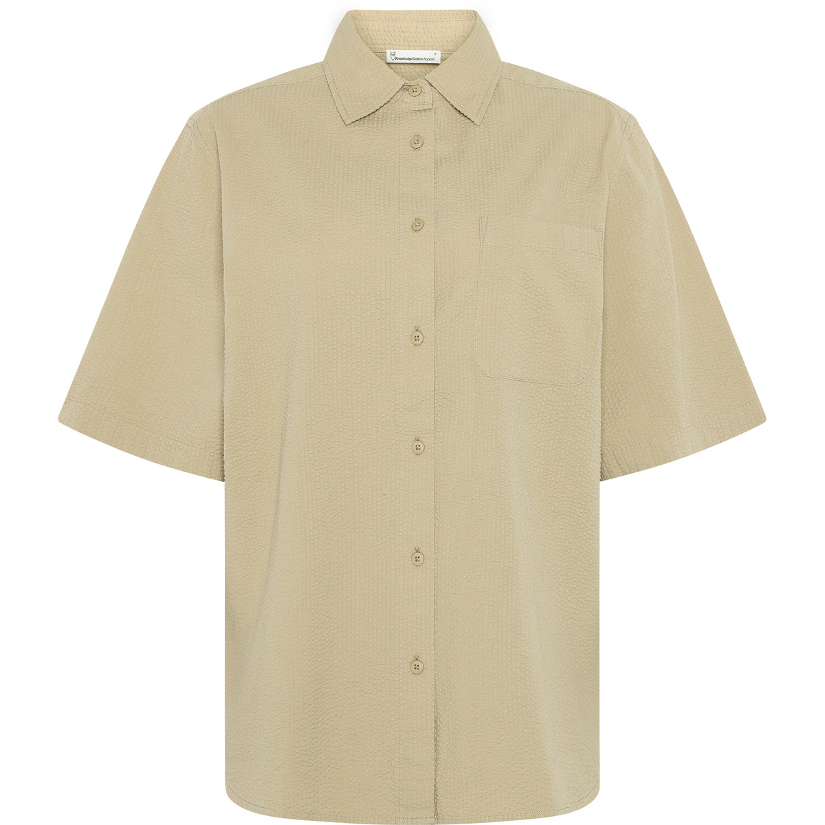 Image of KnowledgeCotton Apparel Donna Camicetta Seersucker