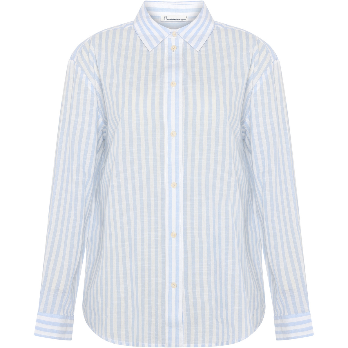 Image of KnowledgeCotton Apparel Donna Camicetta Yarn Dyed