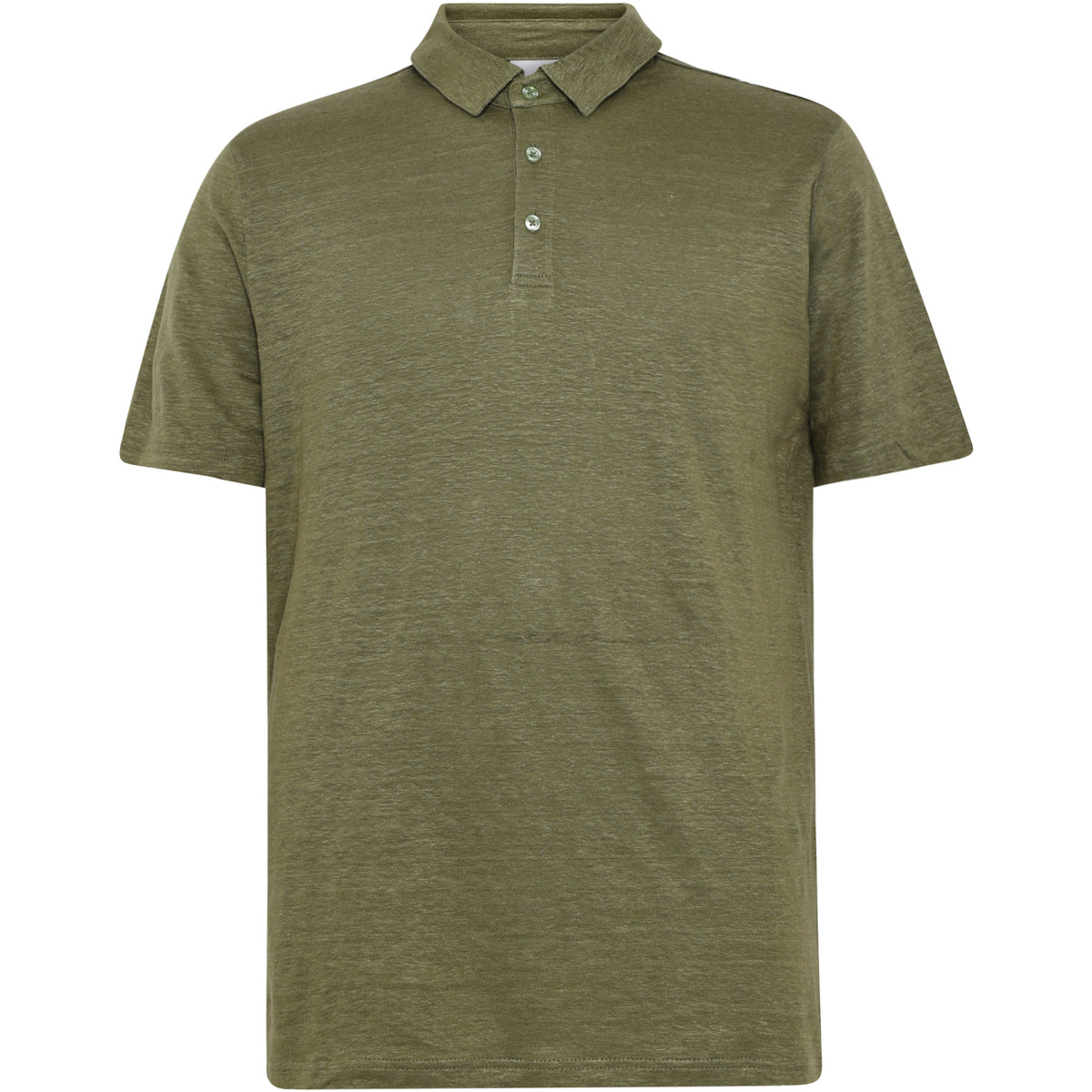 Image of KnowledgeCotton Apparel Uomo Maglietta Linen Polo