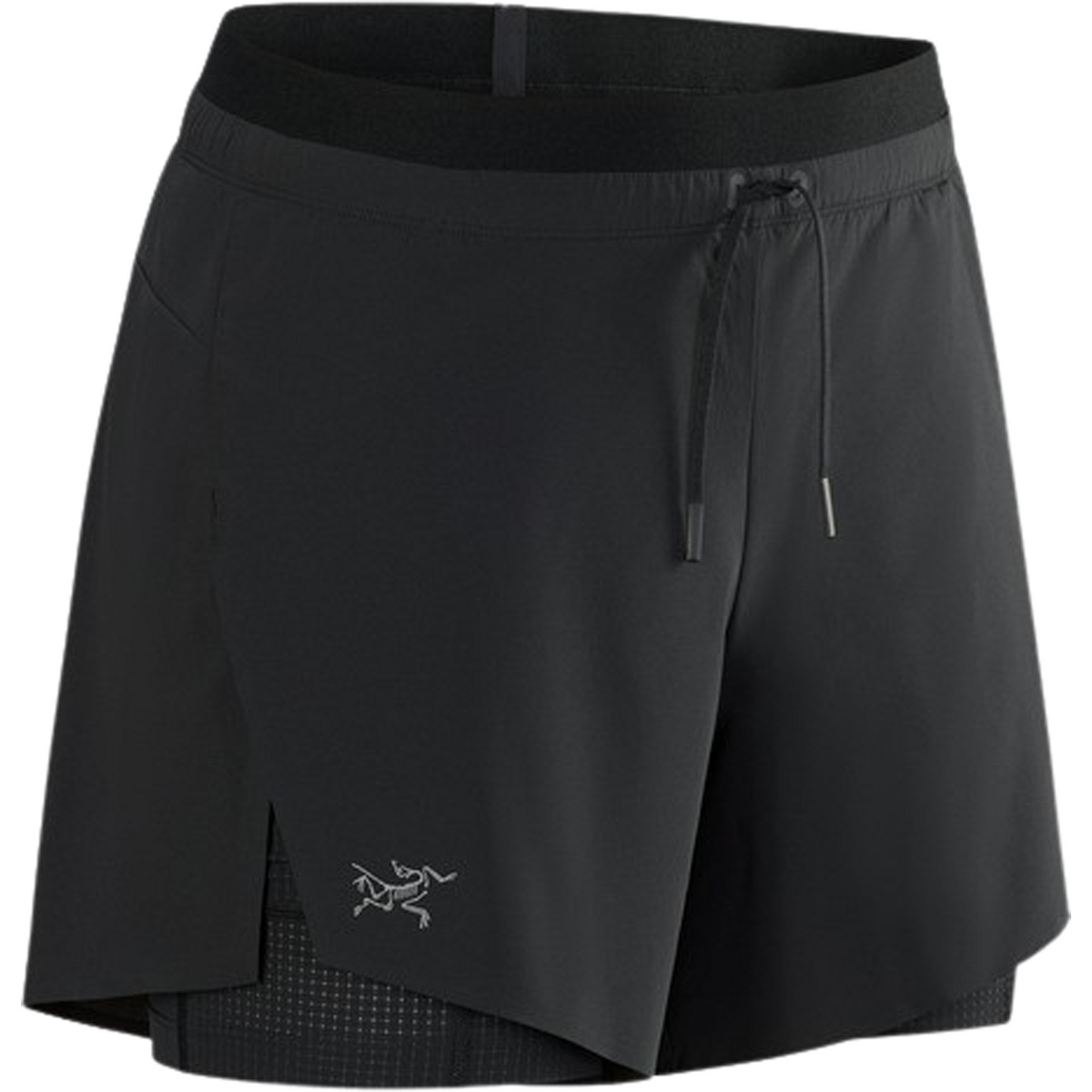 Arcteryx Damen Norvan 5" 2-in-1 Shorts (Größe M, schwarz)