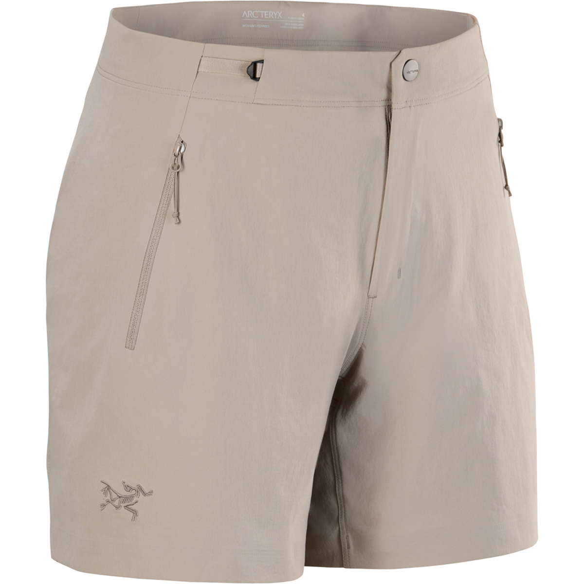 Arcteryx Damen Gamma 6" Shorts (Größe M, beige)