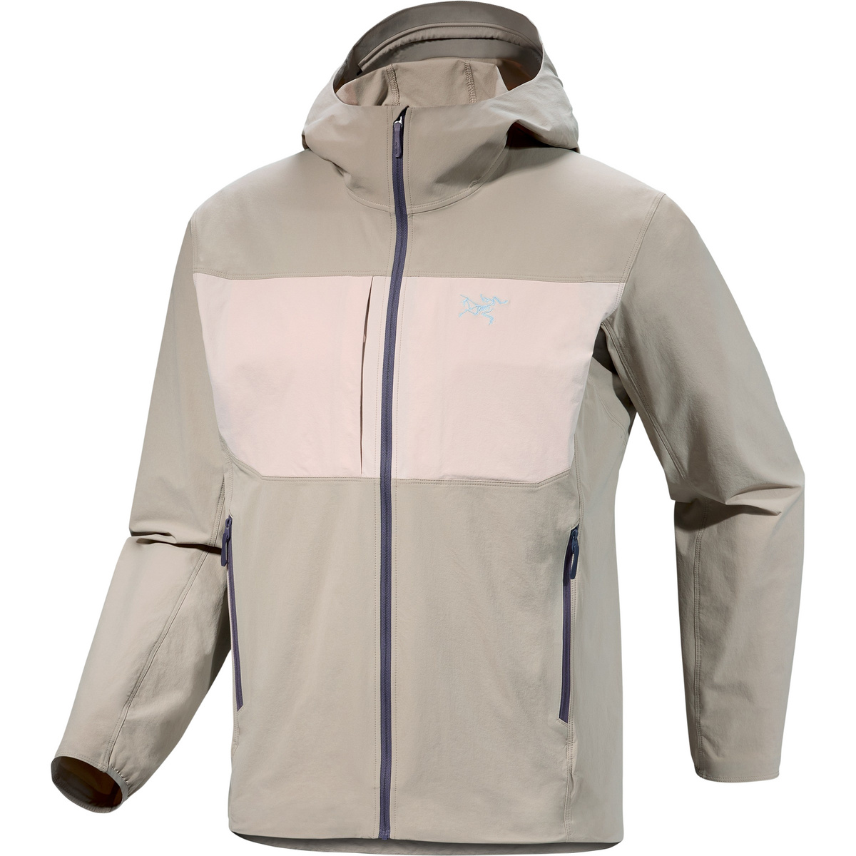 Arcteryx Herren Gamma LT Hoodie Jacke (Größe XXL, beige)