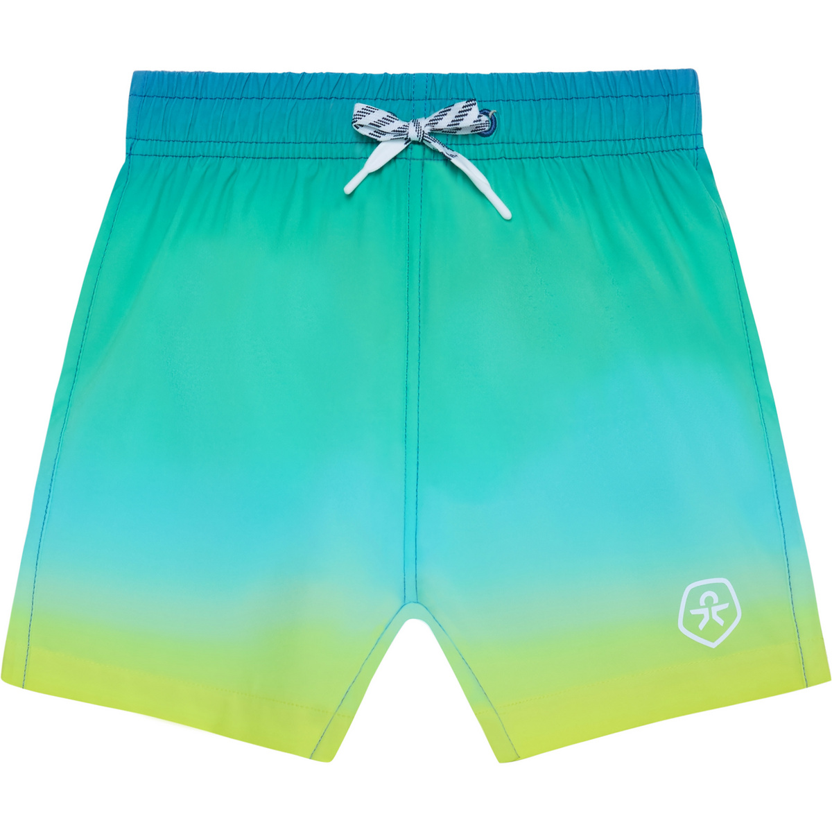 Color Kids Kinder Aop & Magic Badehose (Größe 110, tuerkis)