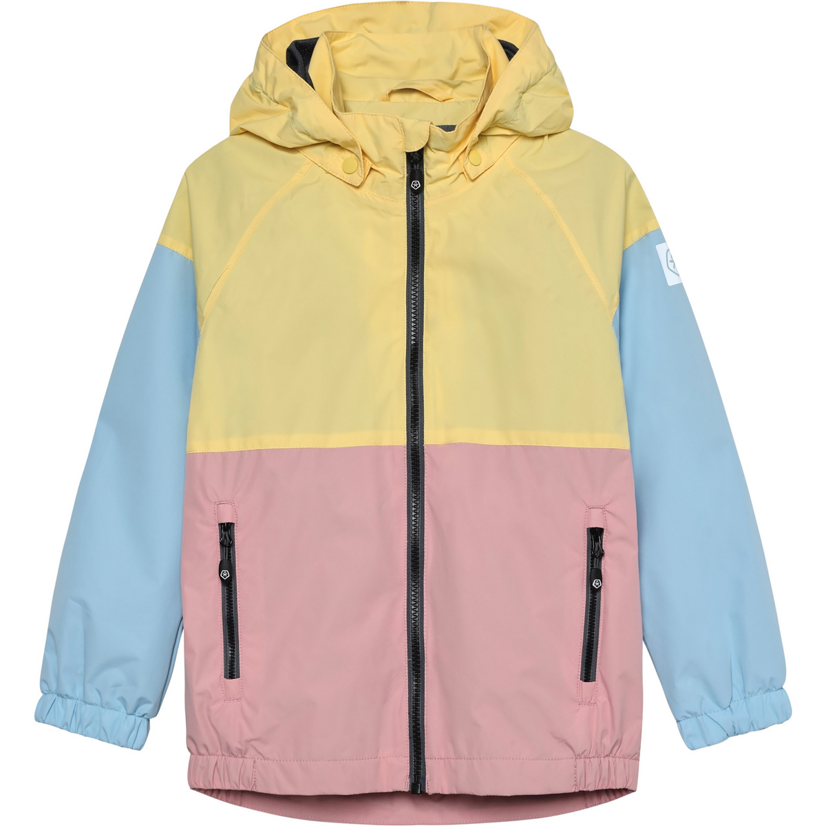Color Kids Kinder Colorblock Jacke (Größe 110, rosa)