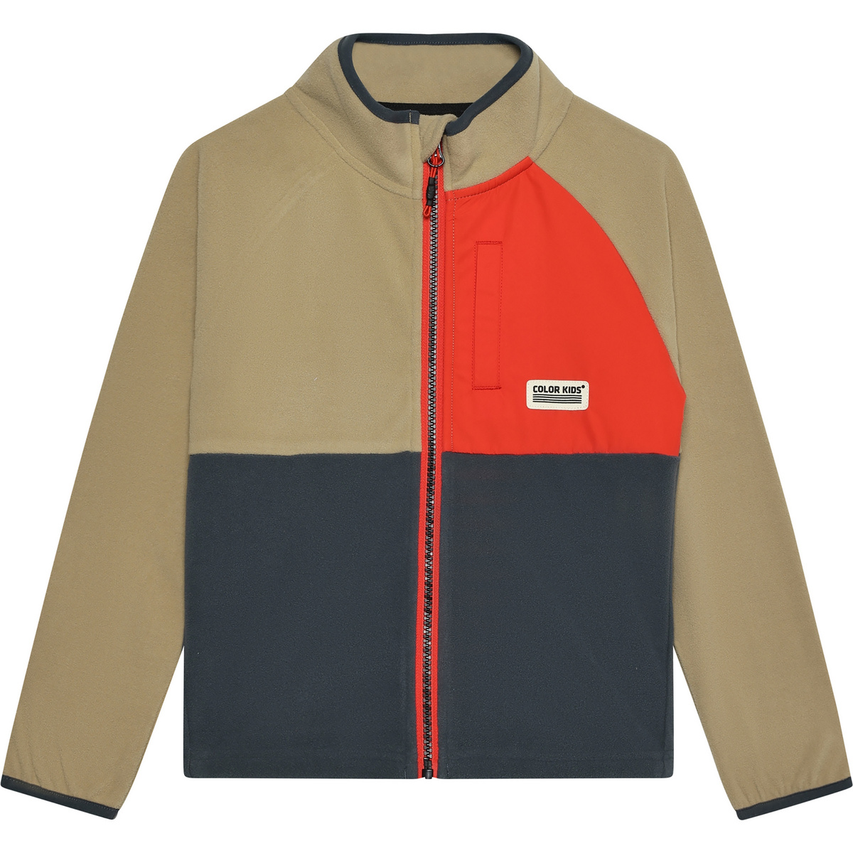 Color Kids Kinder Fleece Jacke (Größe 104, braun)