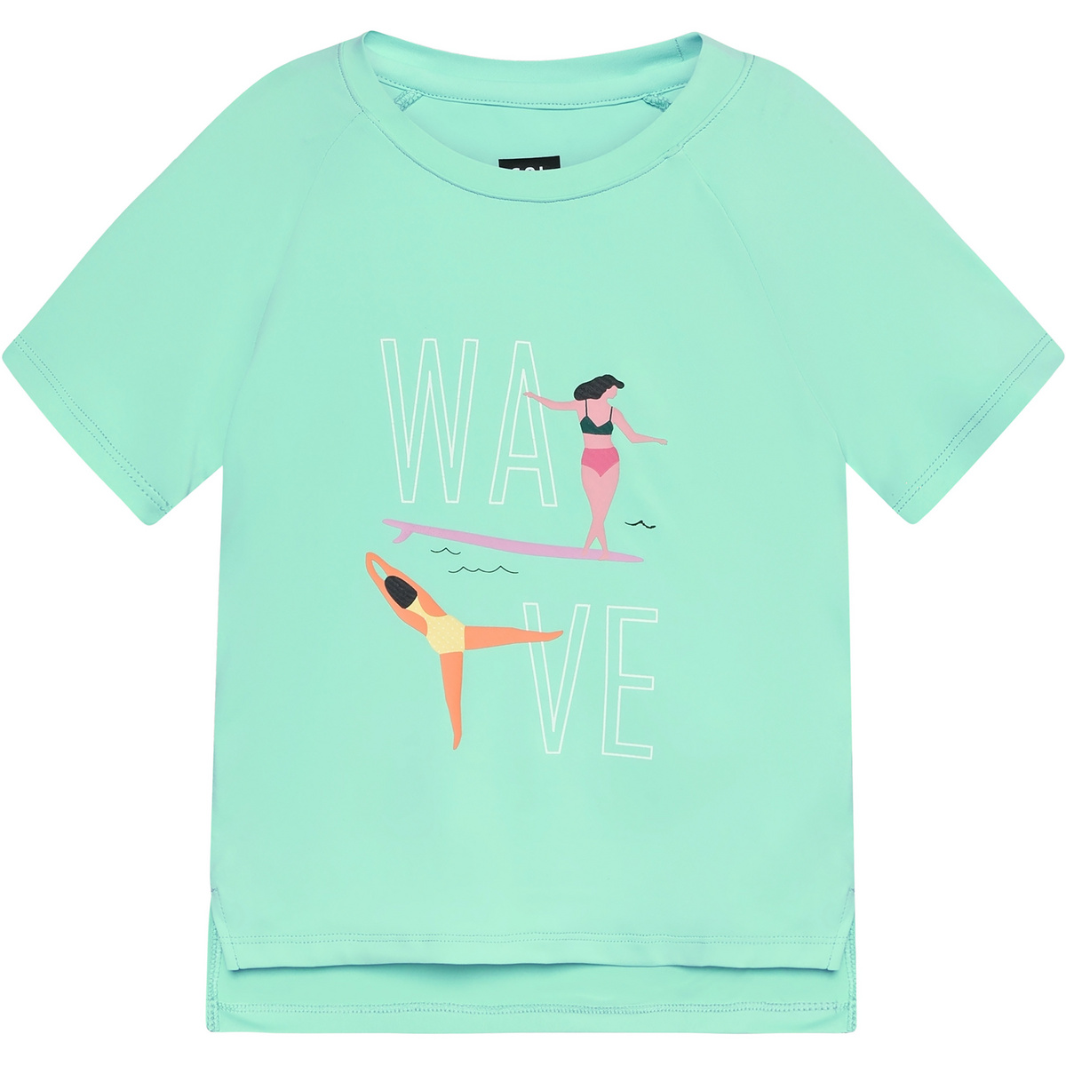 Color Kids Kinder Print T-Shirt (Größe 110, tuerkis)