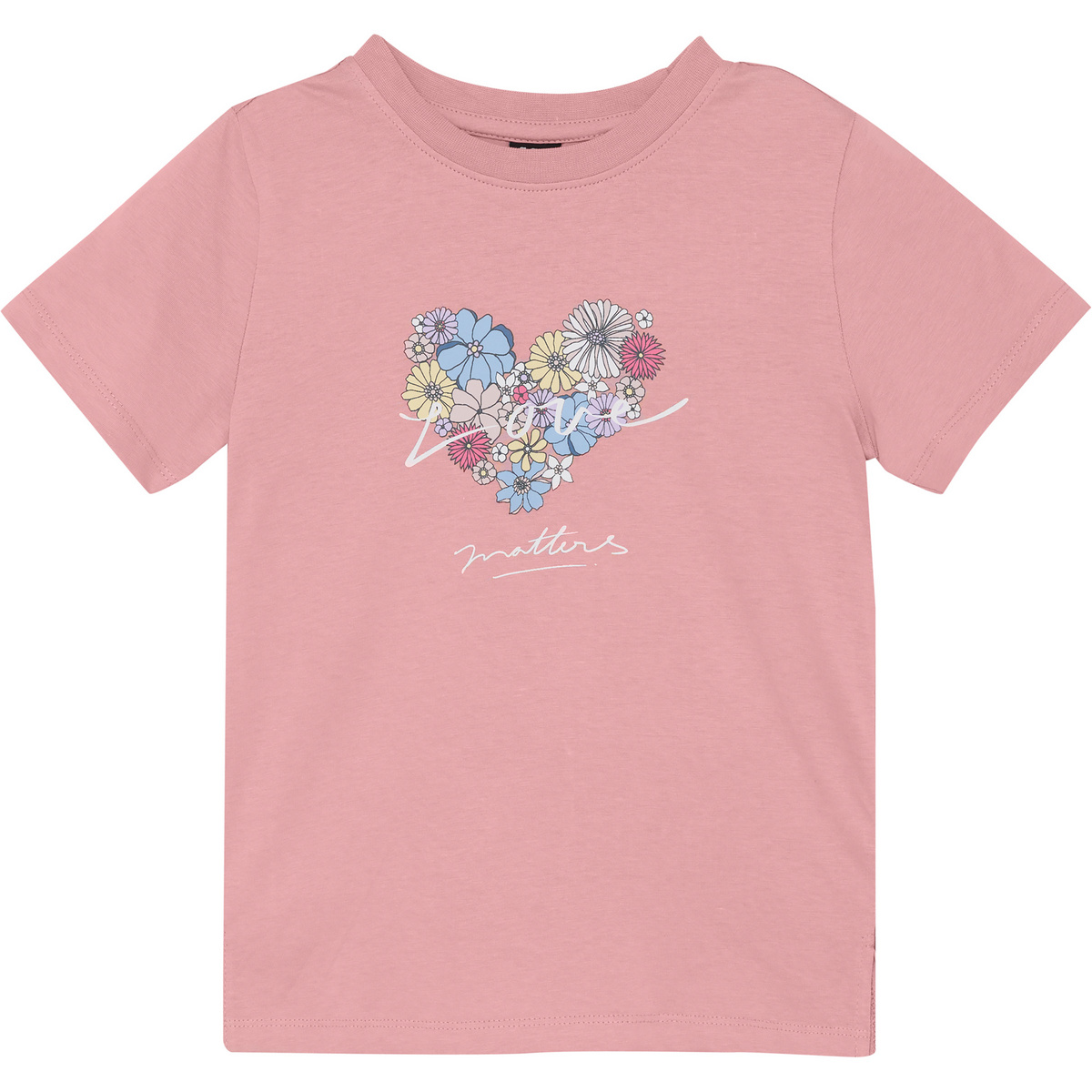 Color Kids Kinder Print T-Shirt (Größe 116, rosa)
