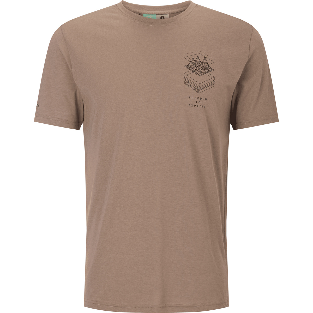 Scott Herren Defined DRI T-Shirt (Größe L, braun)