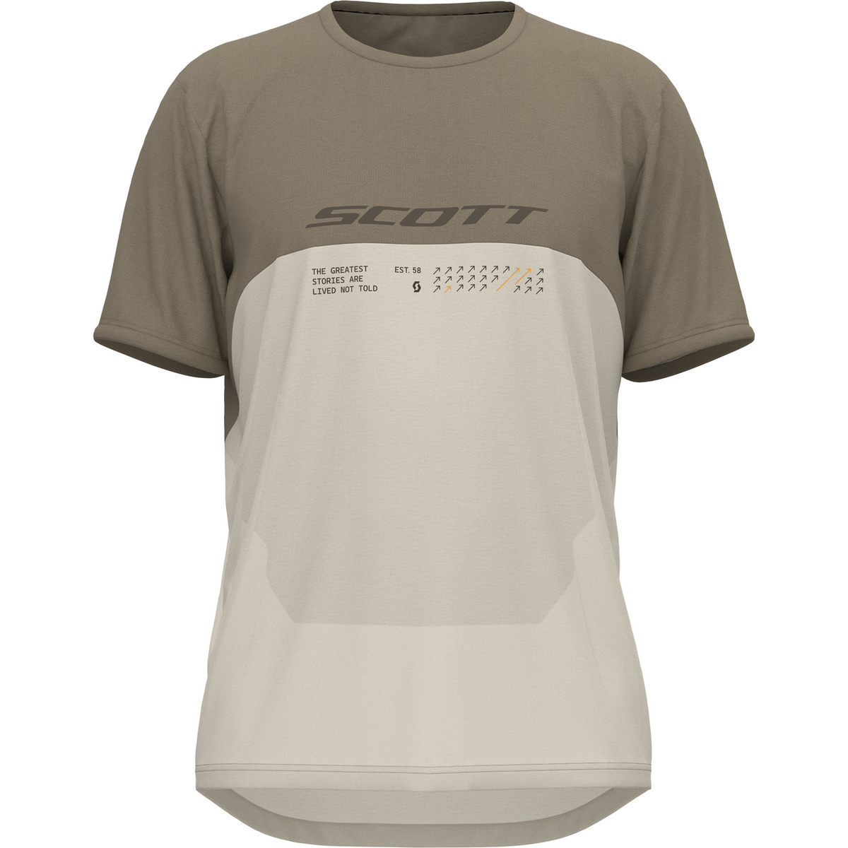 Scott Herren Vertic DRI T-Shirt (Größe L, beige)