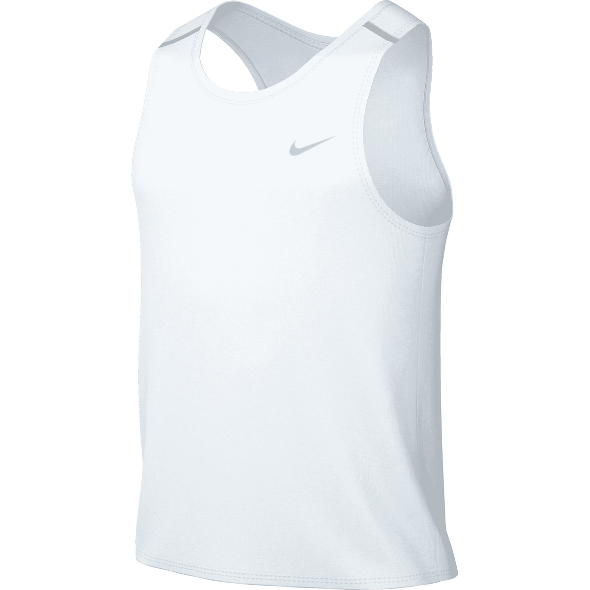 Nike Herren Dri-Fit Miler Tanktop (Größe M, weiss)
