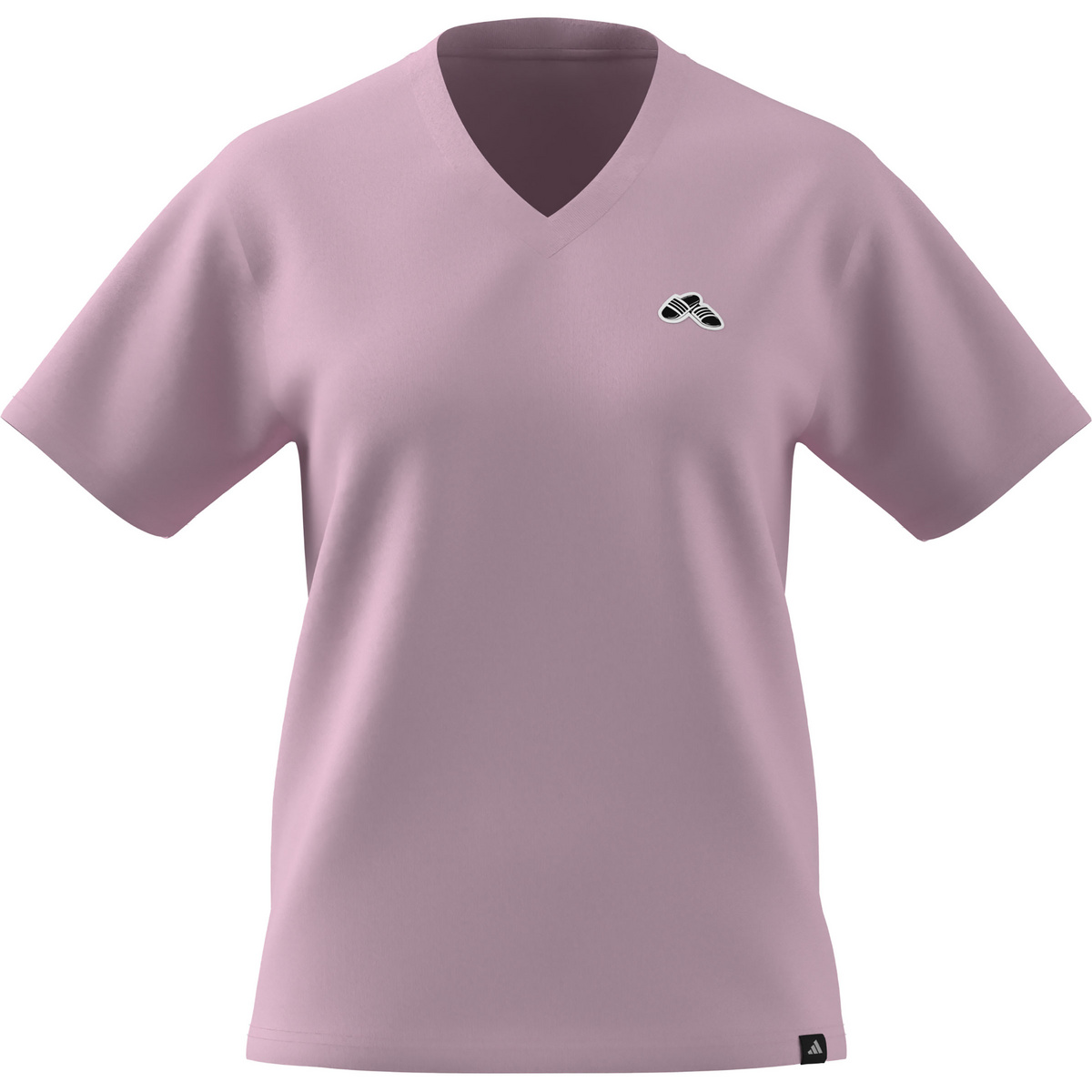 adidas Damen Summer Slide Graphic T-Shirt (Größe L, pink)