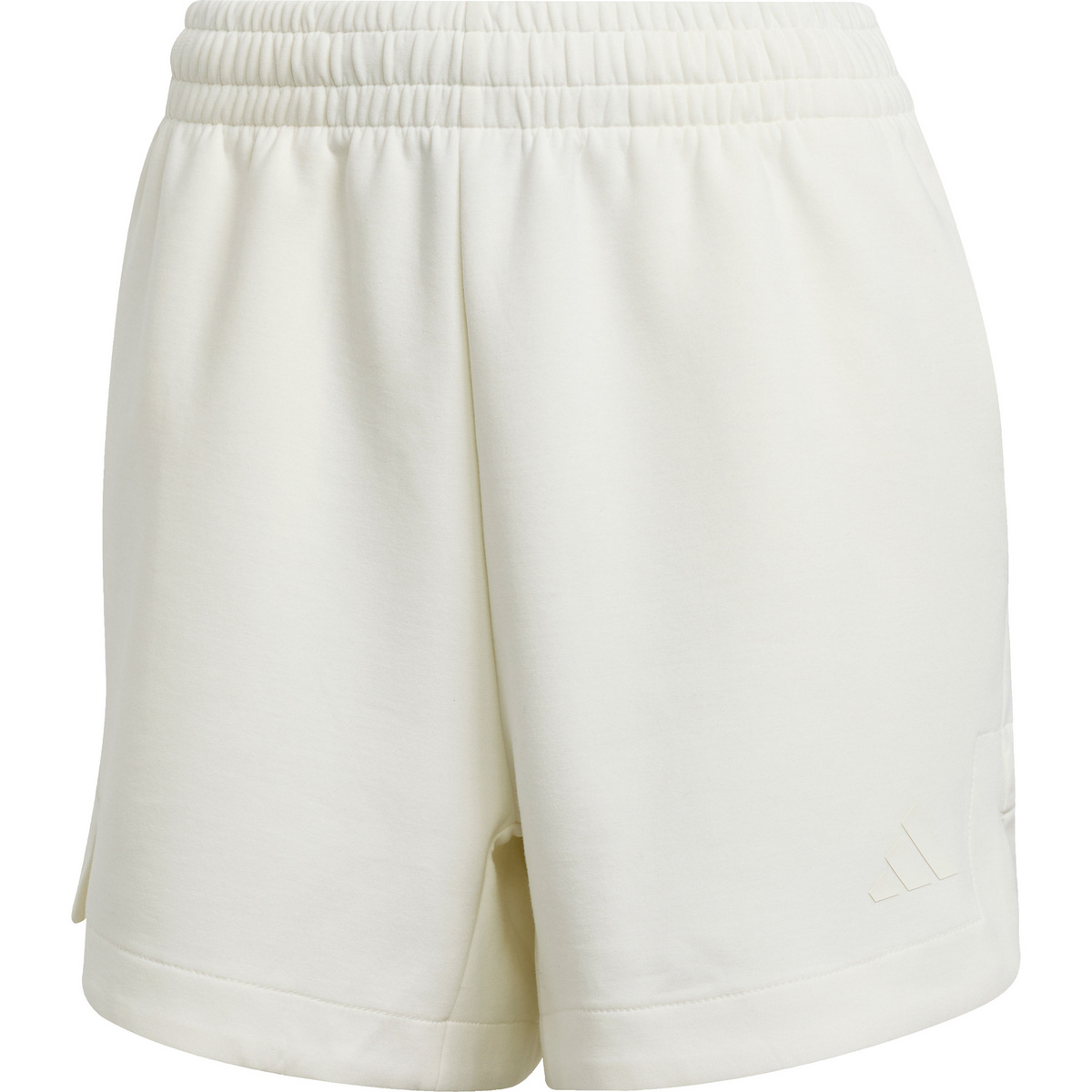 adidas Damen Soft Lux Loose Shorts (Größe L, weiss)