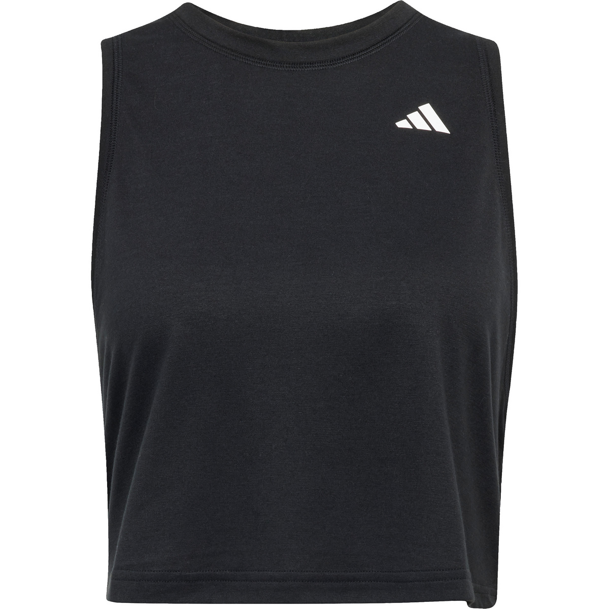 adidas Damen Workout Essentials Boxy Top (Größe S, schwarz)