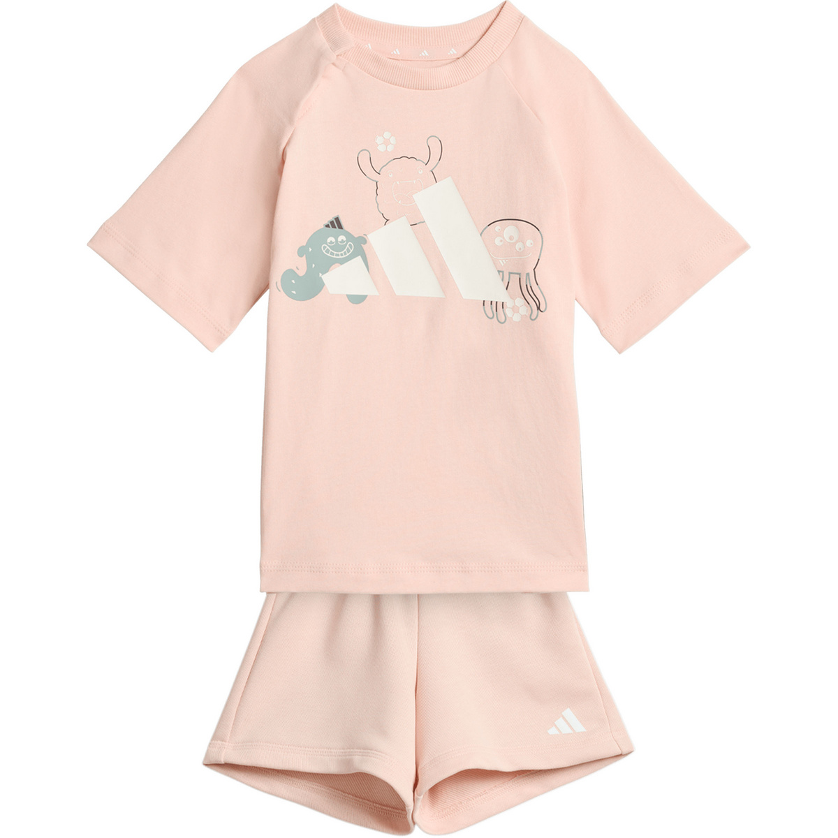 adidas Kinder Tiro_nster Set (Größe 80, rosa)