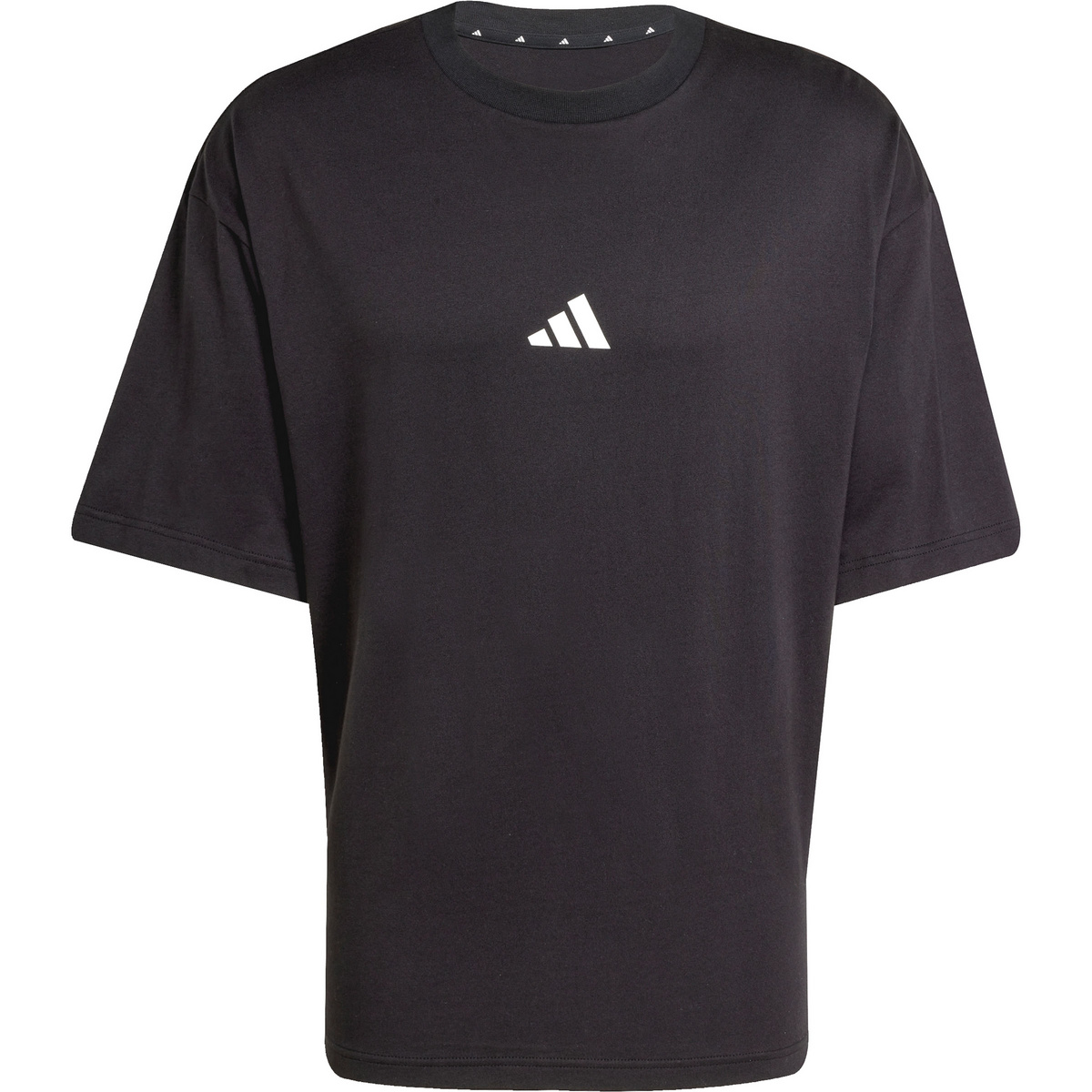 adidas Herren Future Icons Small Logo T-Shirt (Größe S, schwarz)
