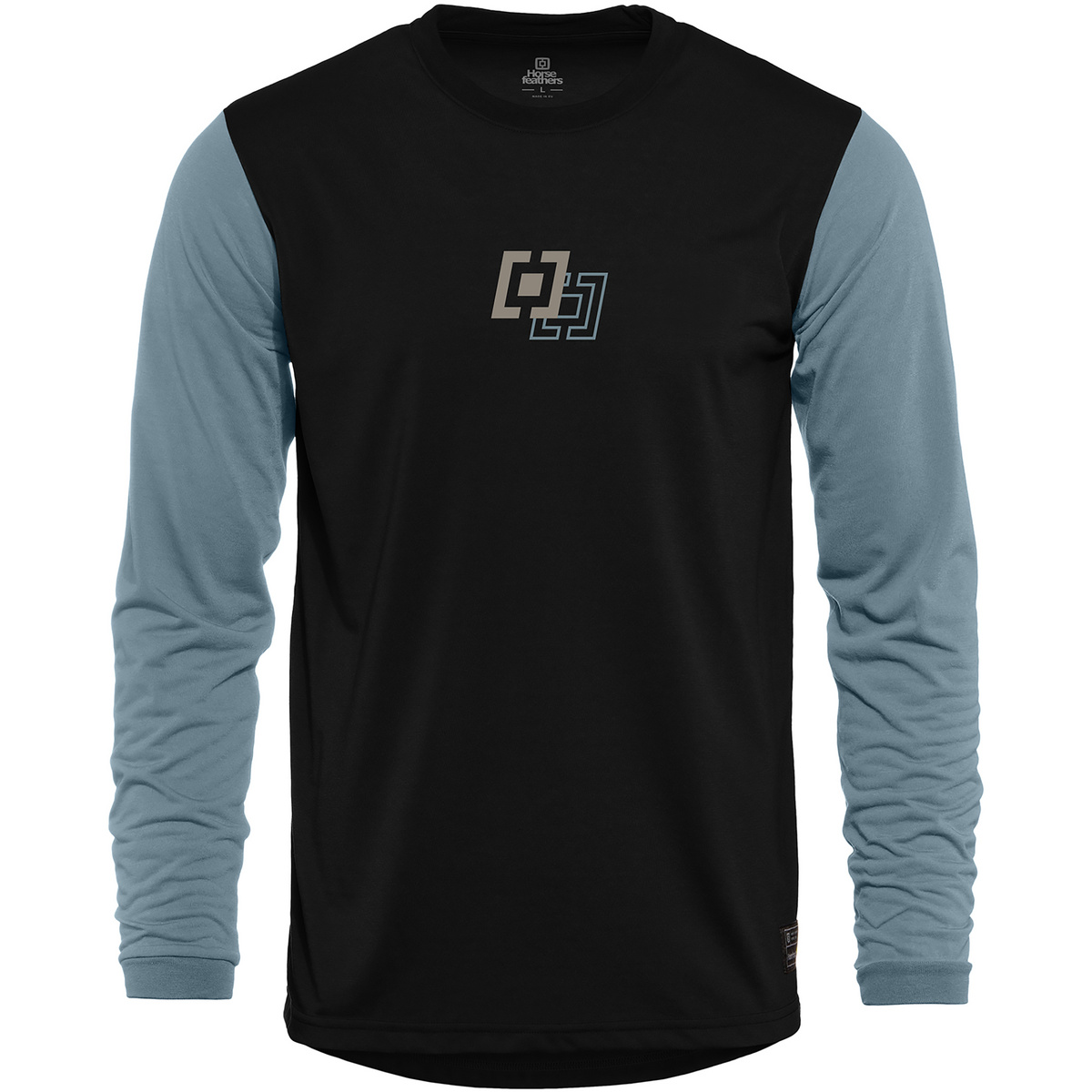 Horsefeathers Herren Fury Longsleeve (Größe XXL, schwarz)