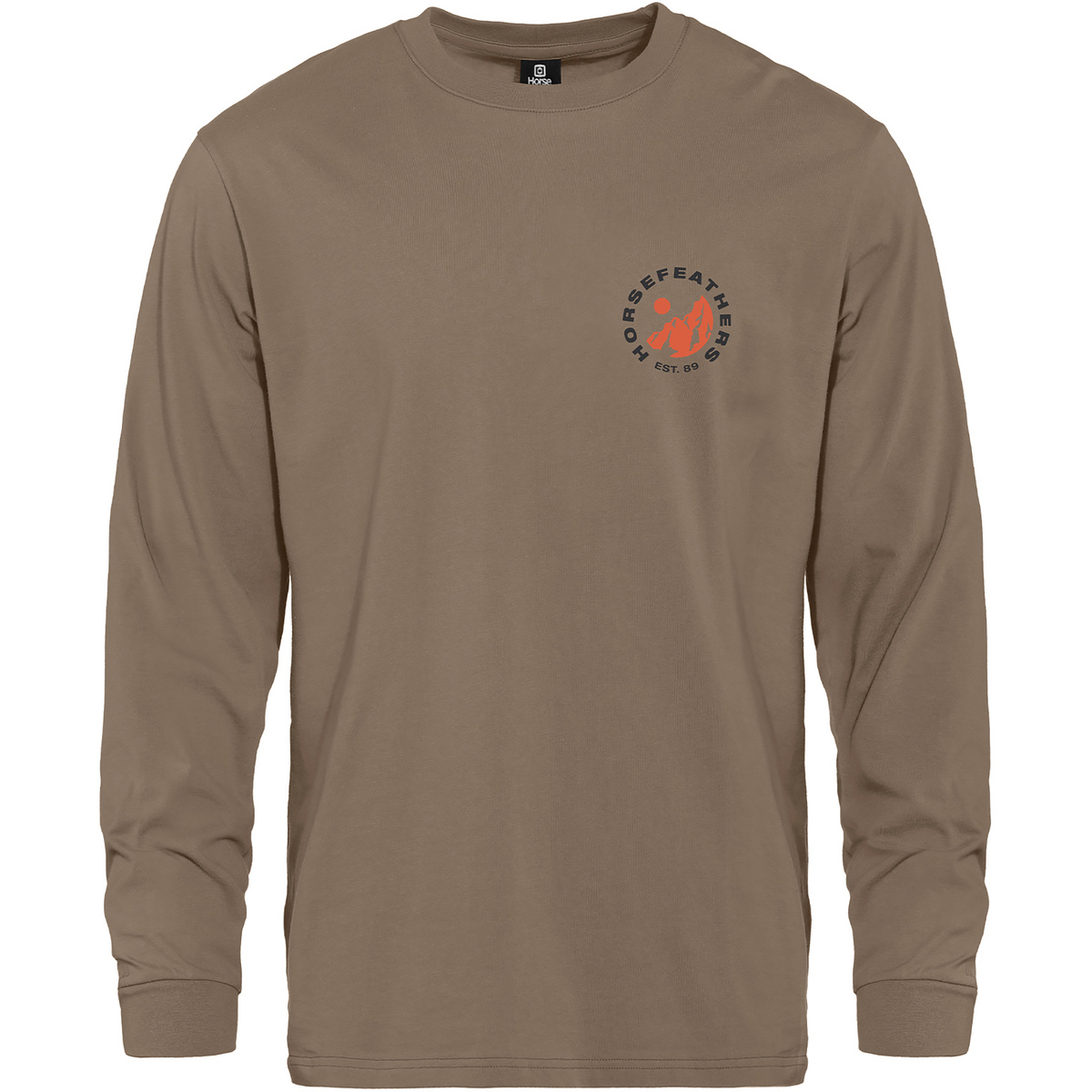 Horsefeathers Herren Altitude Longsleeve (Größe L, braun)