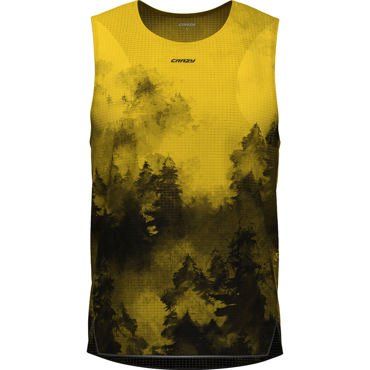 Crazy Herren Thunder Tanktop (Größe XL, gelb)