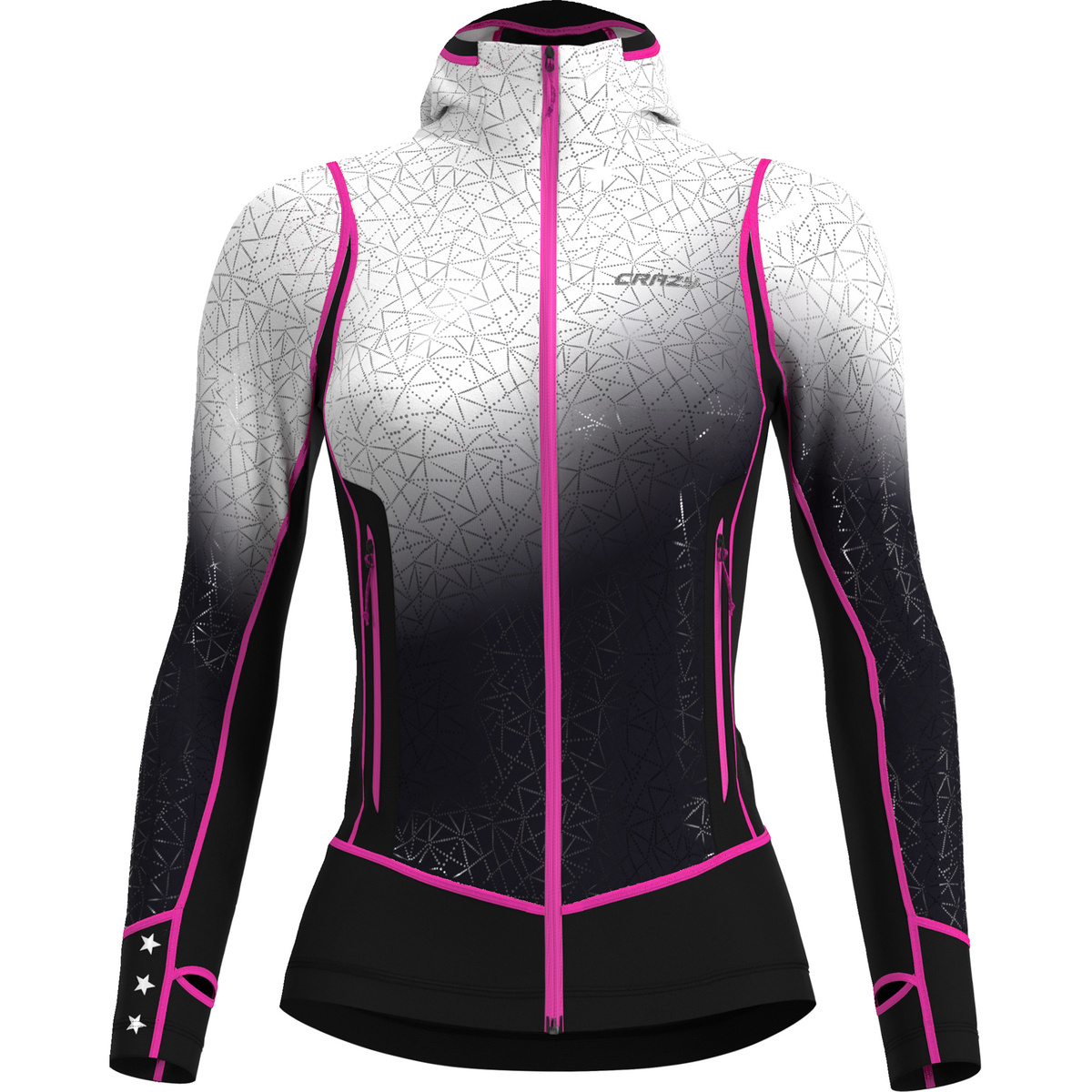Crazy Damen Oxygen Light Jacke (Größe M, grau)