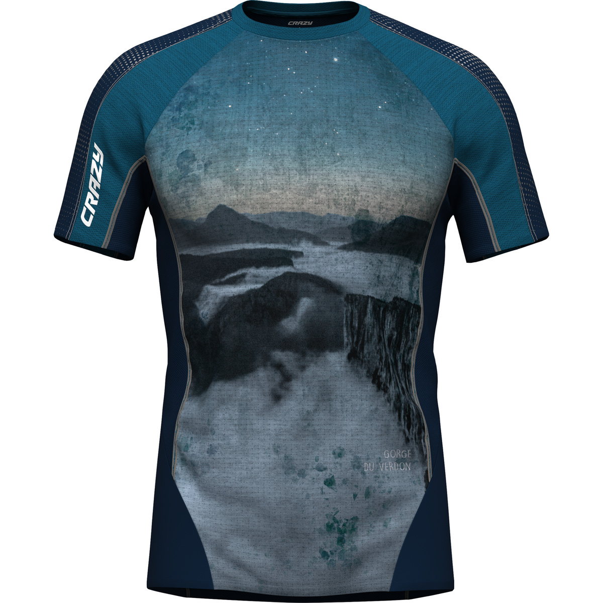 Crazy Herren Air T-Shirt (Größe S, blau)