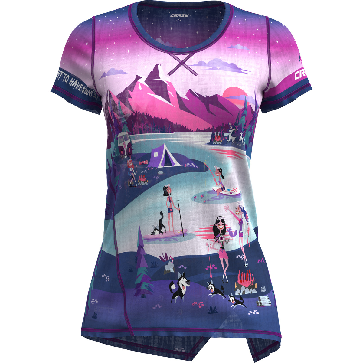 Image of Crazy Donna Maglietta Aloha