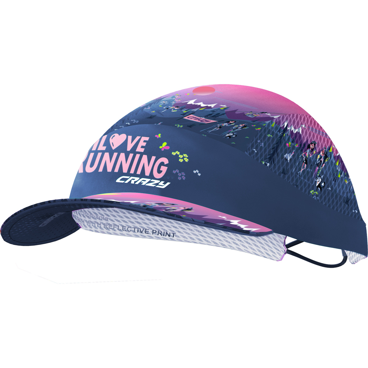 Crazy Pacman Run Cap (Größe ONE SIZE, blau)