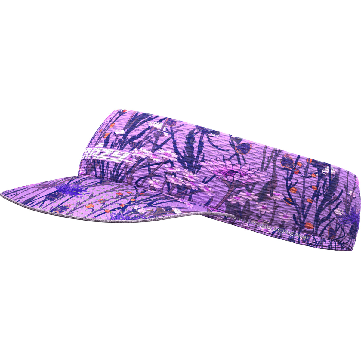 Crazy Pacman Visor Cap (Größe ONE SIZE, lila)