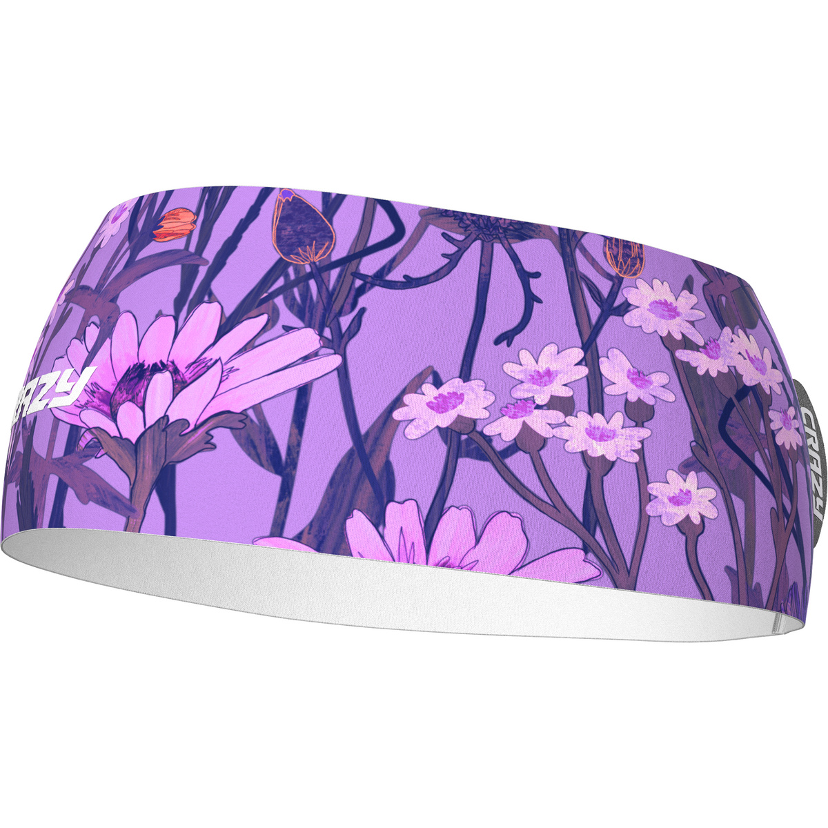 Crazy Sharp Cut Stirnband (Größe ONE SIZE, lila)