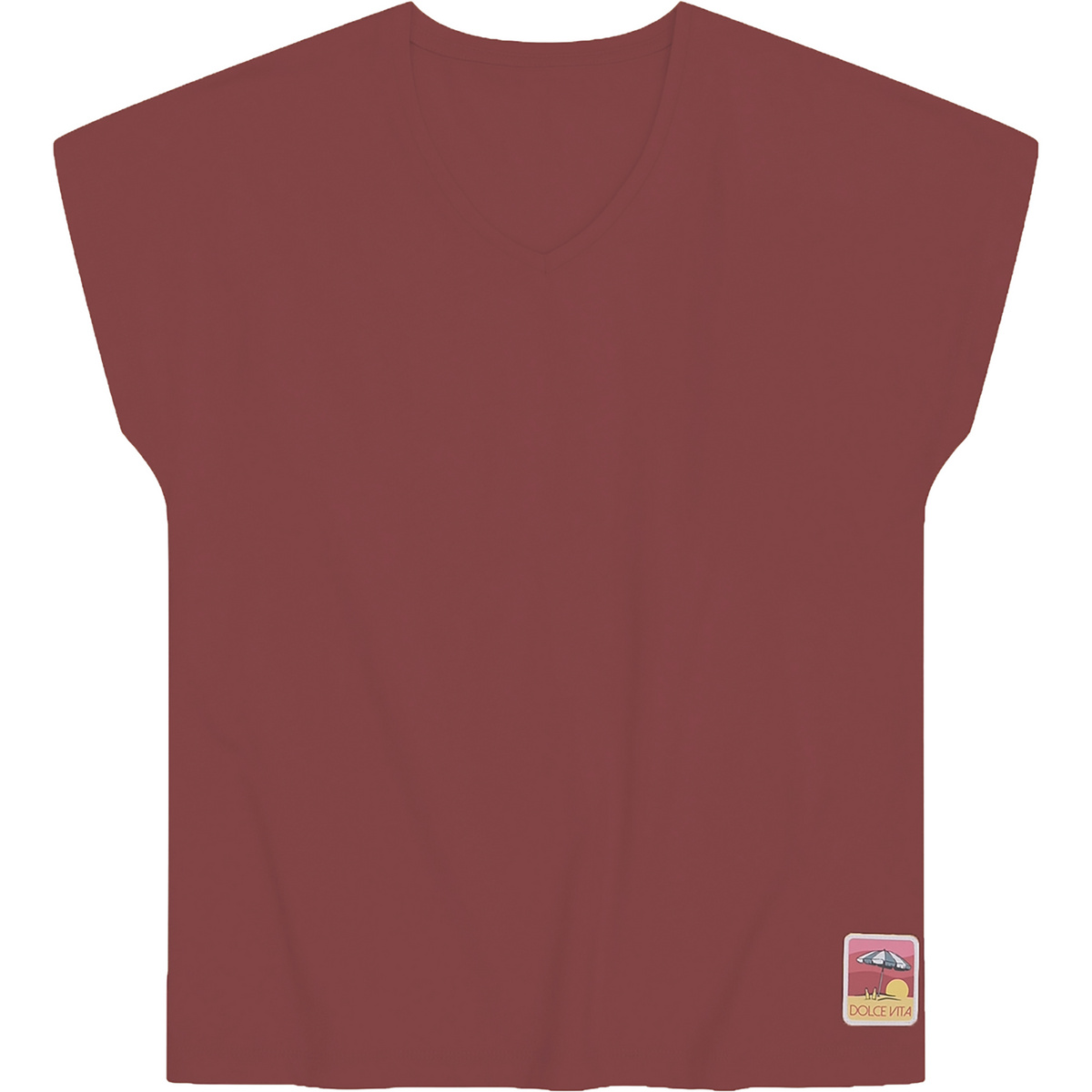Bavarian Caps Damen Dolce Vita T-Shirt (Größe S, rot)