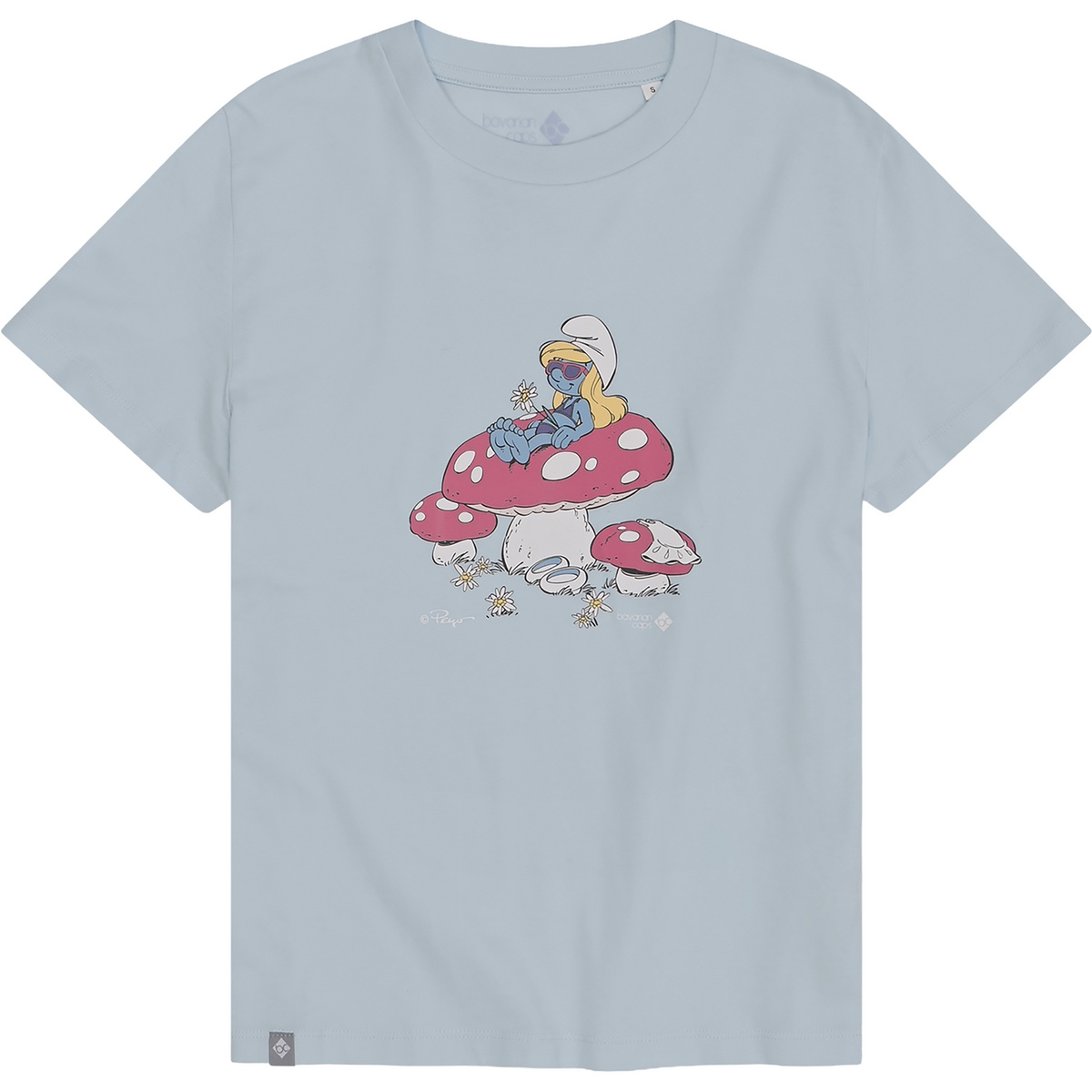 Image of Bavarian Caps Damen Schlumpfines Schwammerlsofa T-Shirt