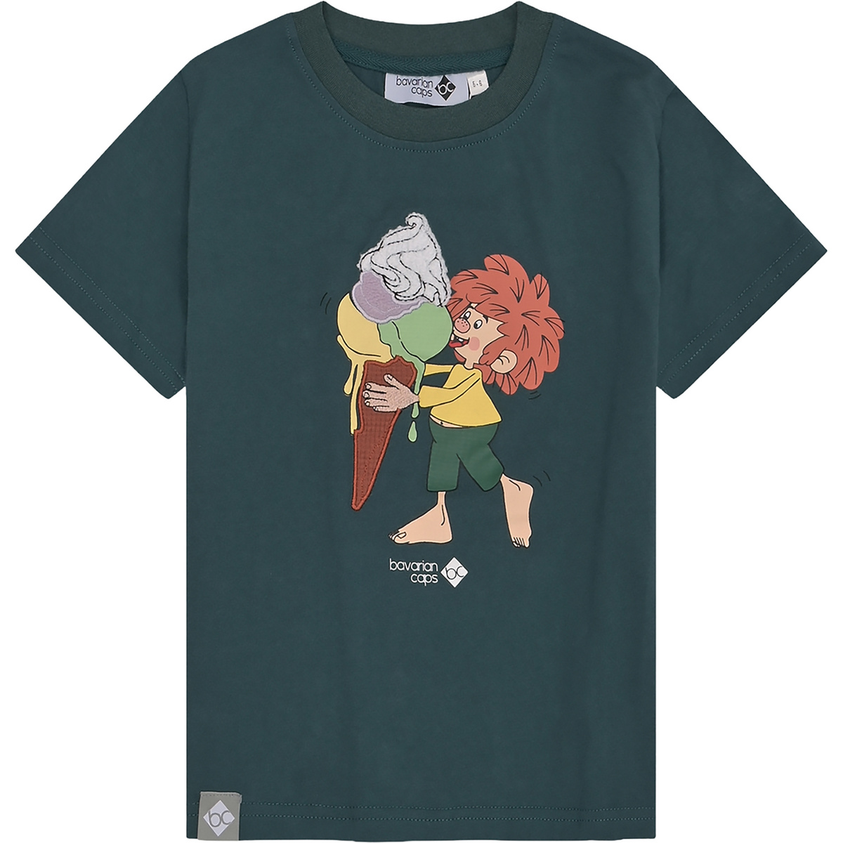 Image of Bavarian Caps Bambino Maglietta Pumuckl Eiscreme