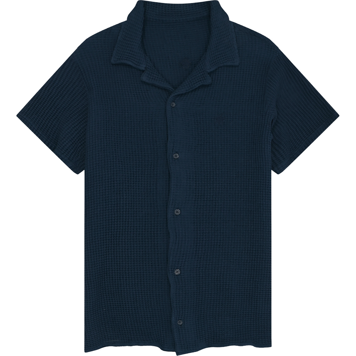 Image of Bavarian Caps Uomo Camicia Edelweiß Waffle
