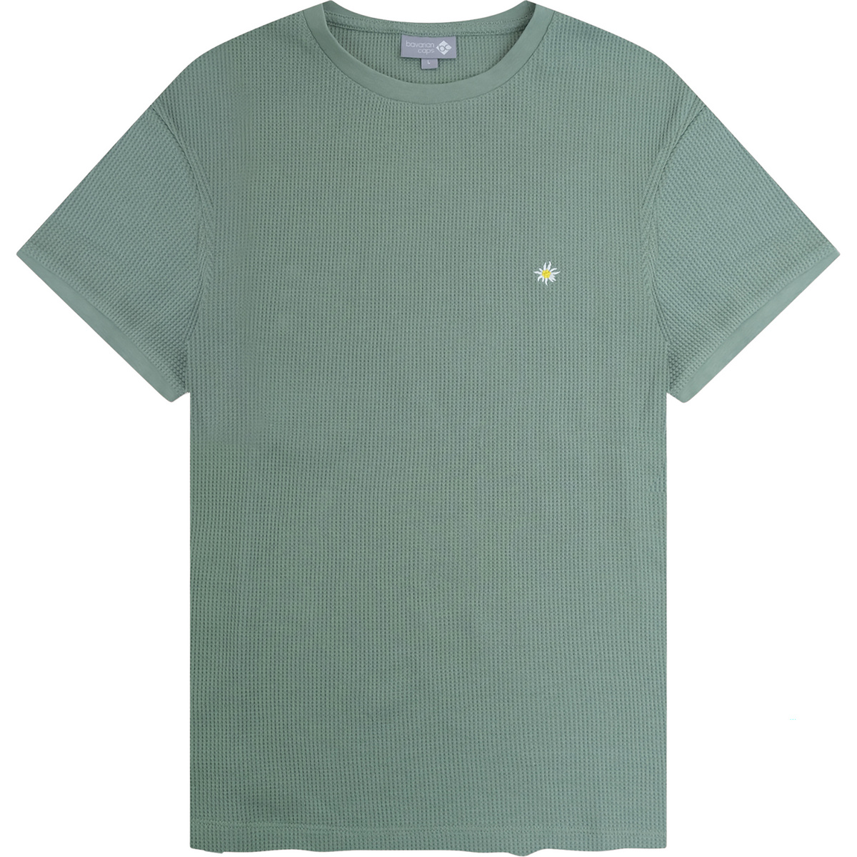 Image of Bavarian Caps Herren Edelweiß Feinstrick T-Shirt