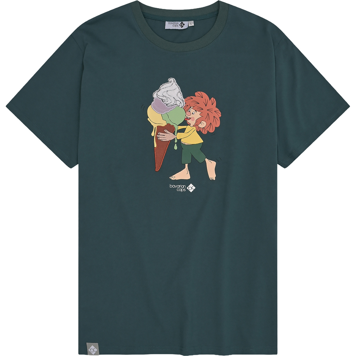 Image of Bavarian Caps Uomo Maglietta Pumuckl Schleckeis