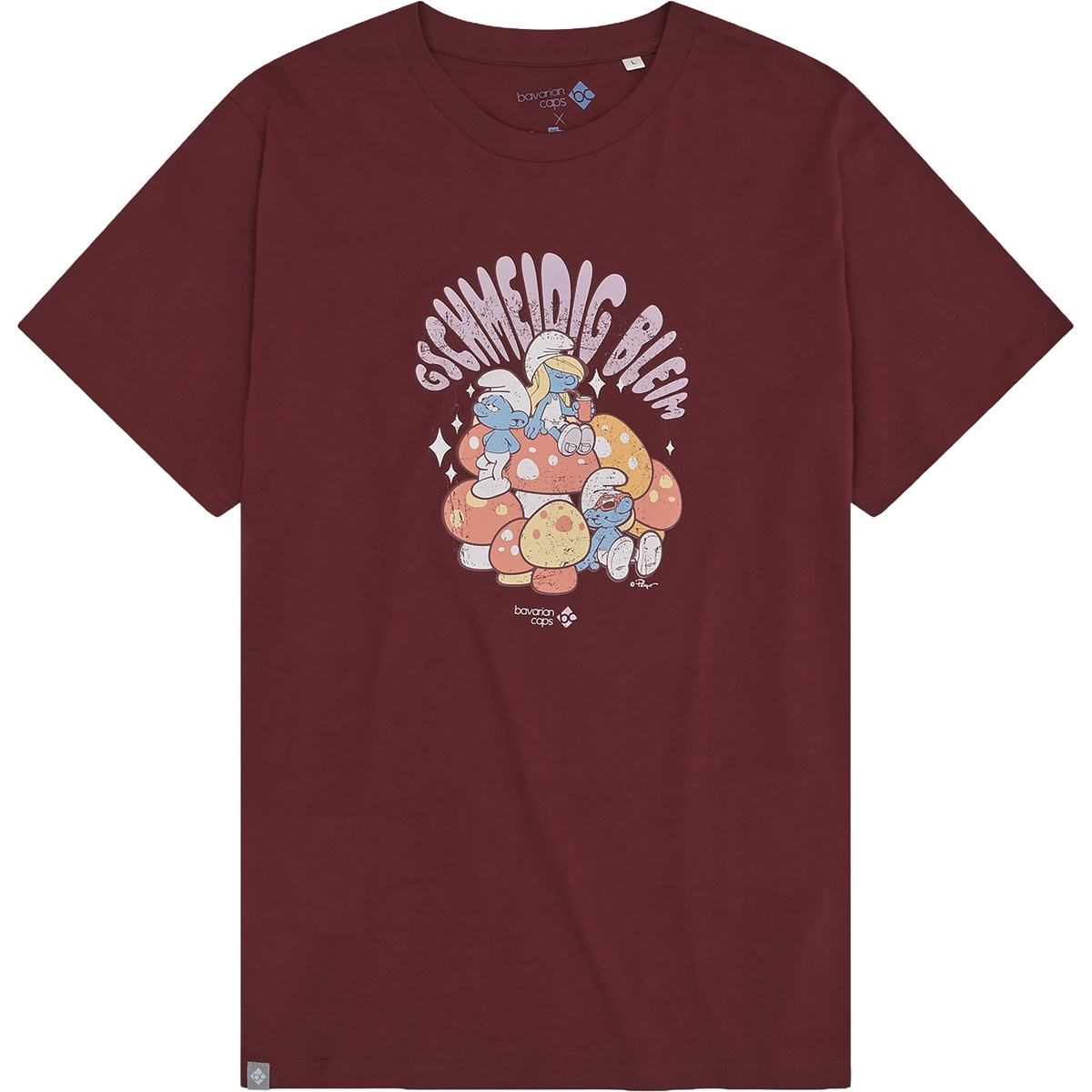 Image of Bavarian Caps Herren Schlümpfe: Gschmeidig Bleim T-Shirt