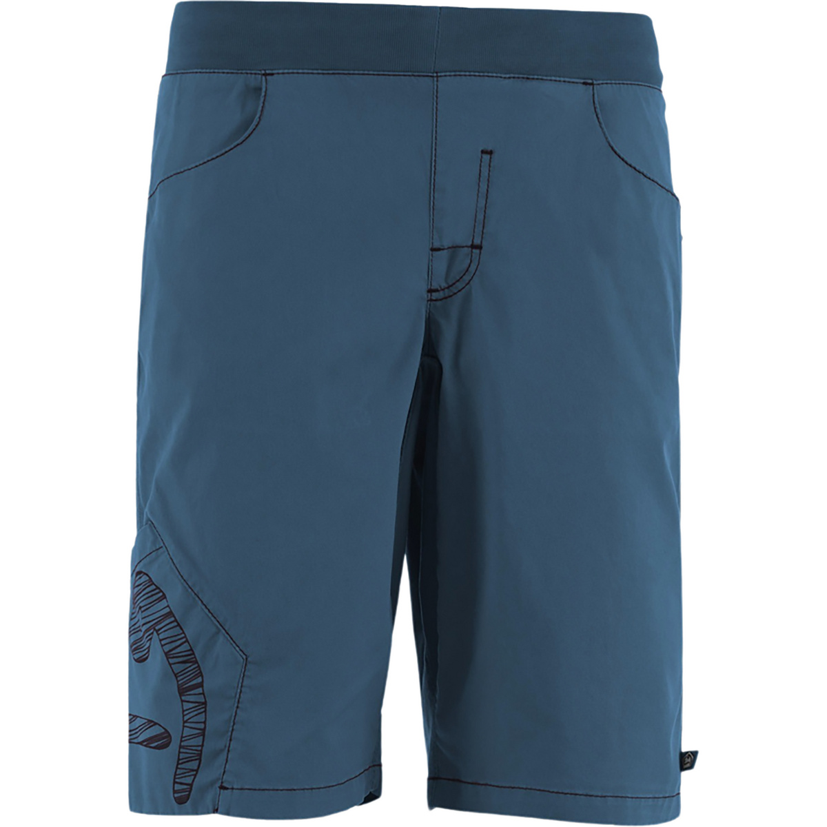 E9 Herren Pentago Peace Shorts (Größe L, blau)
