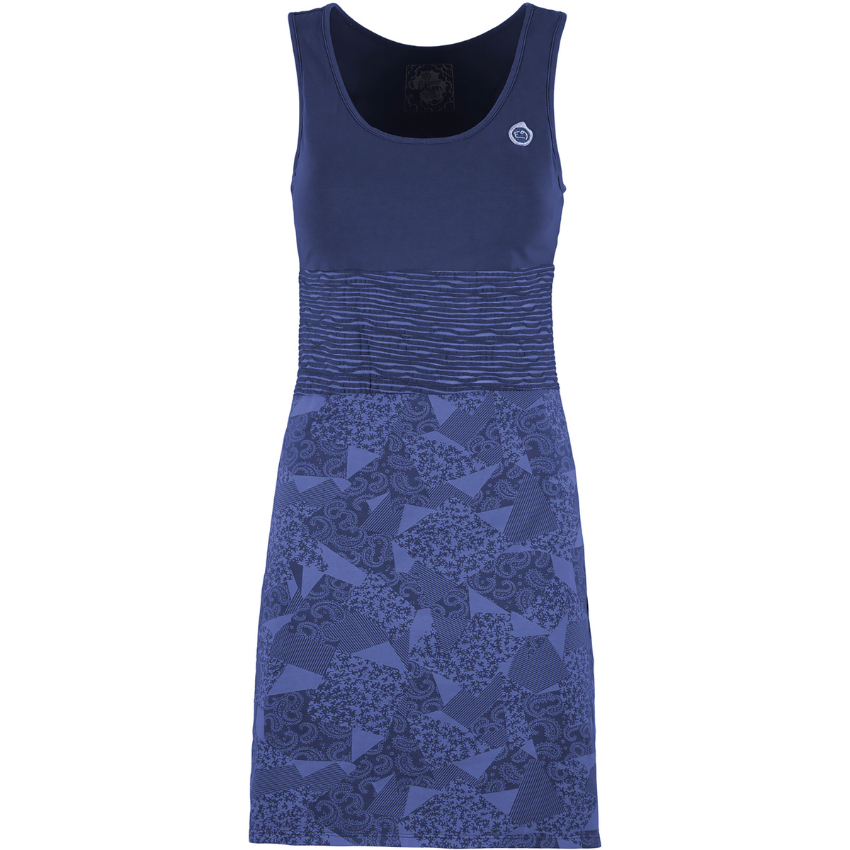 E9 Damen Vale Kleid (Größe XS, blau)