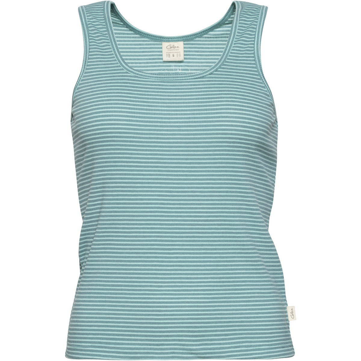 Chillaz Damen Alassio Zickzack Top (Größe L, tuerkis)