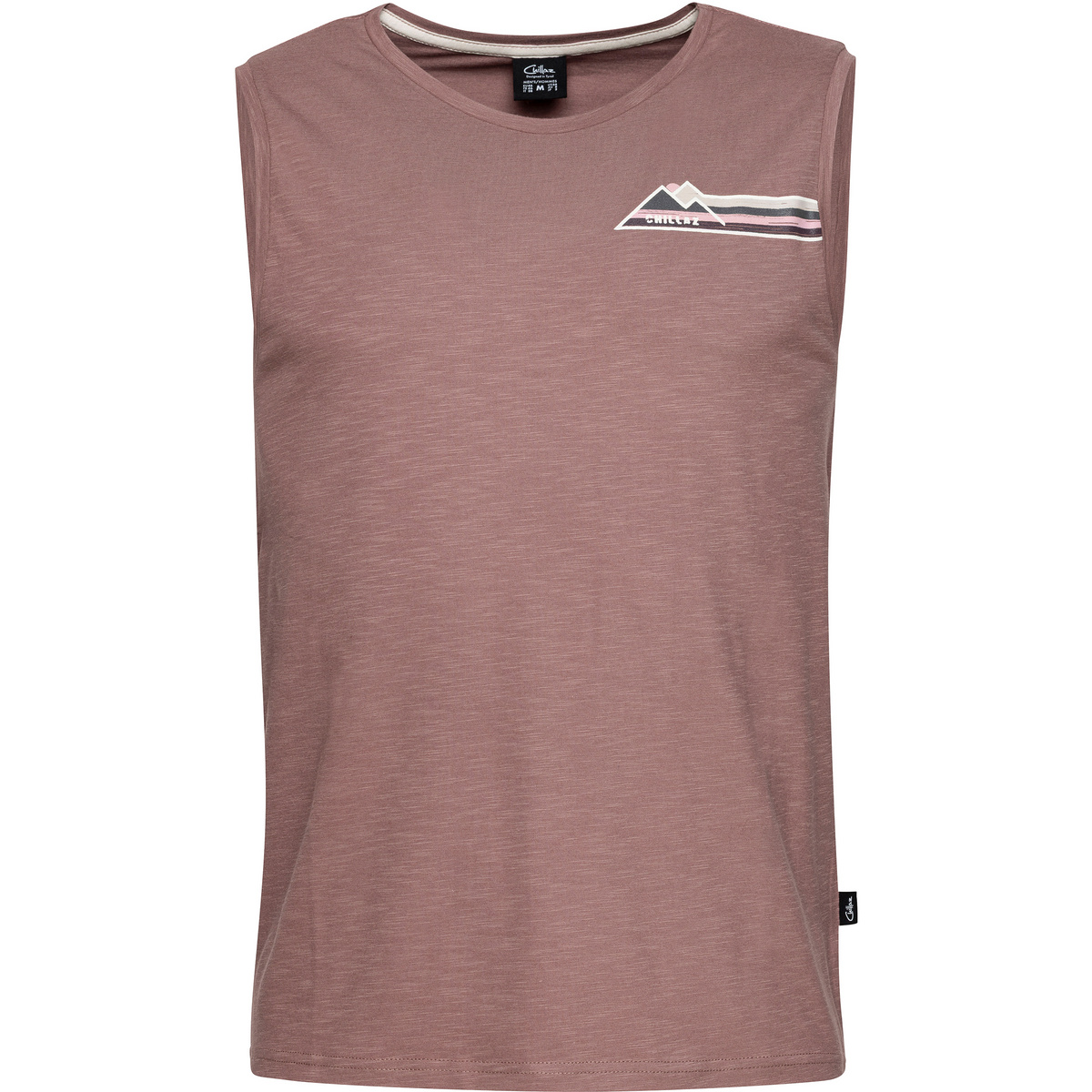 Chillaz Herren Calanques Mountain Stripes Tanktop (Größe M, rot)