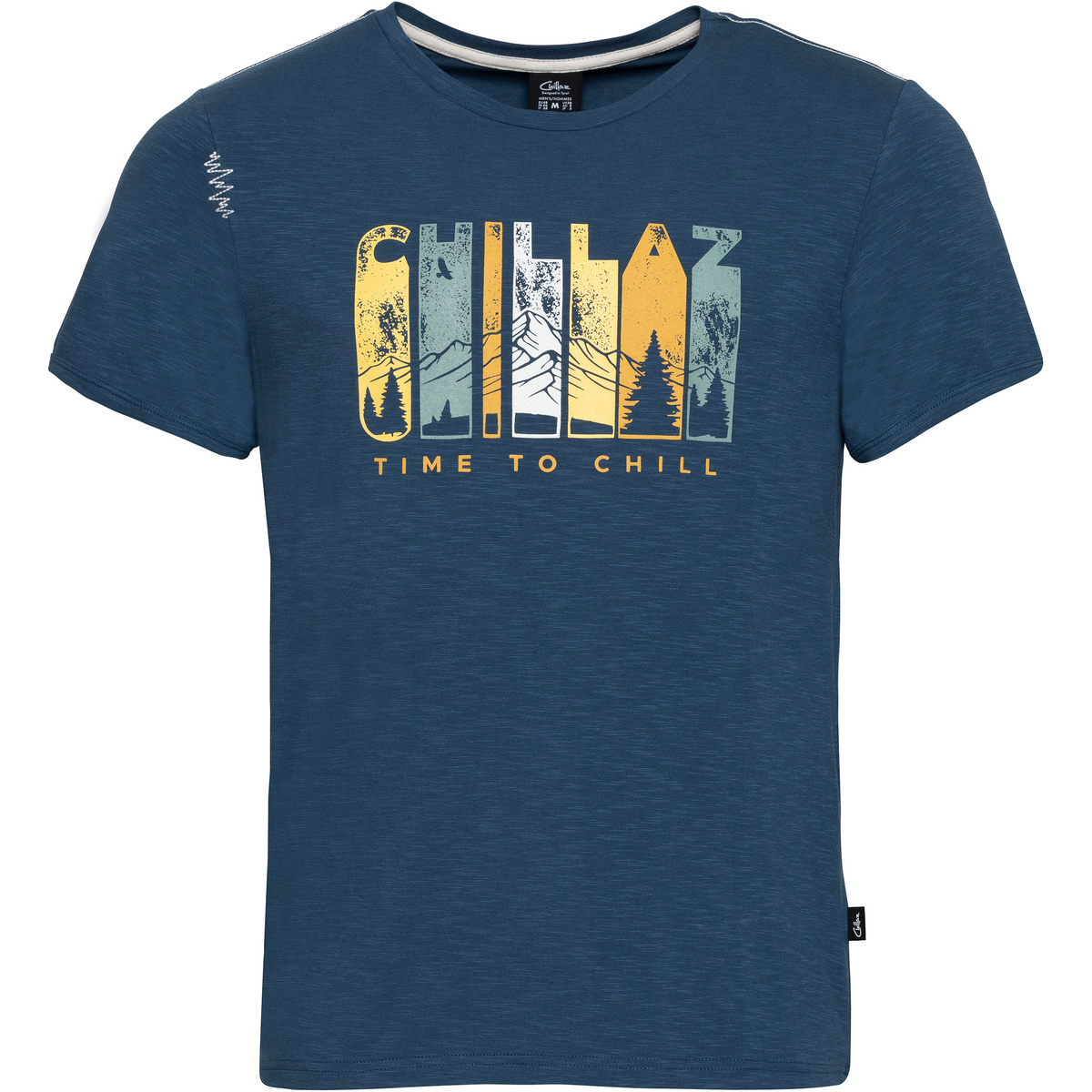 Chillaz Herren Innsbruck Time To Chill T-Shirt (Größe XL, blau)