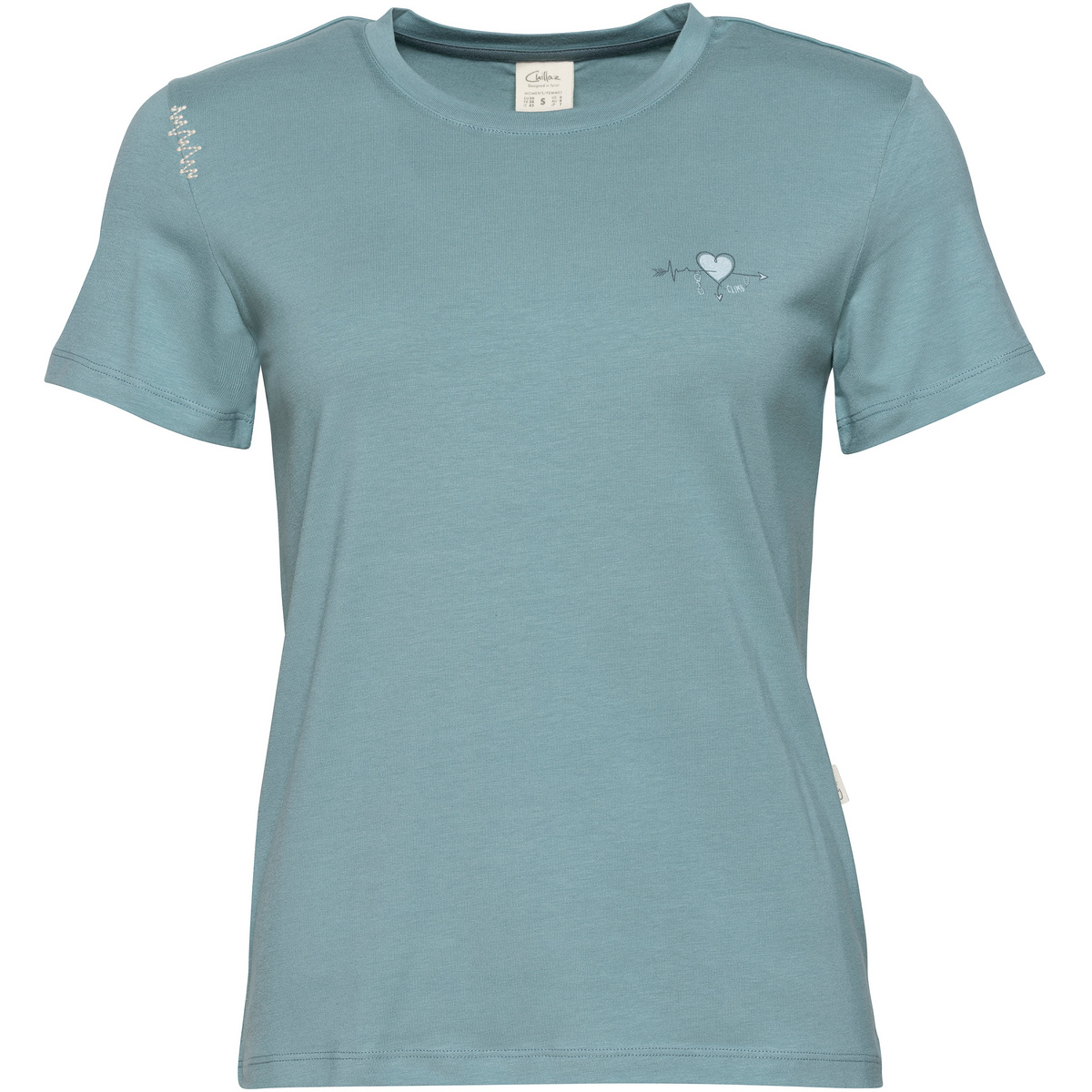 Image of Chillaz Damen Iseo Heartbeat To Climb T-Shirt