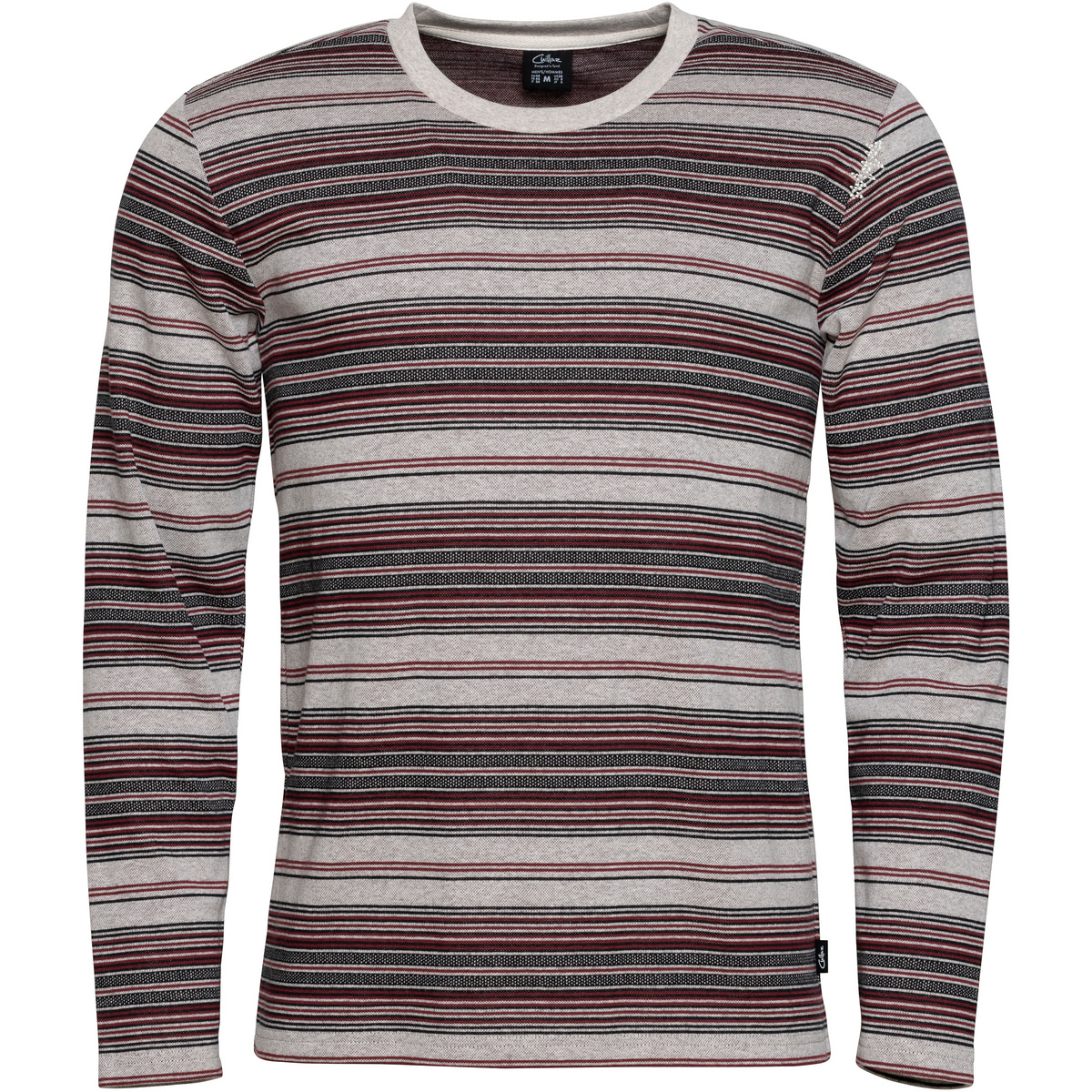 Image of Chillaz Uomo Maglia a manica lunga Porto Allover Stripes