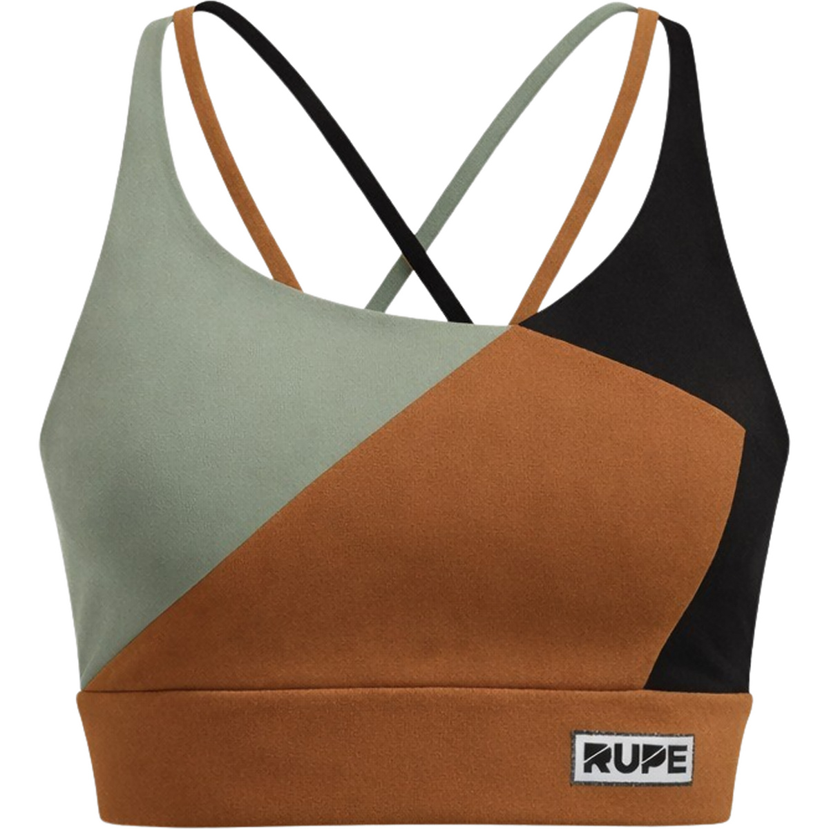 Rupe Damen Kaleido Sports Top (Größe L, braun)