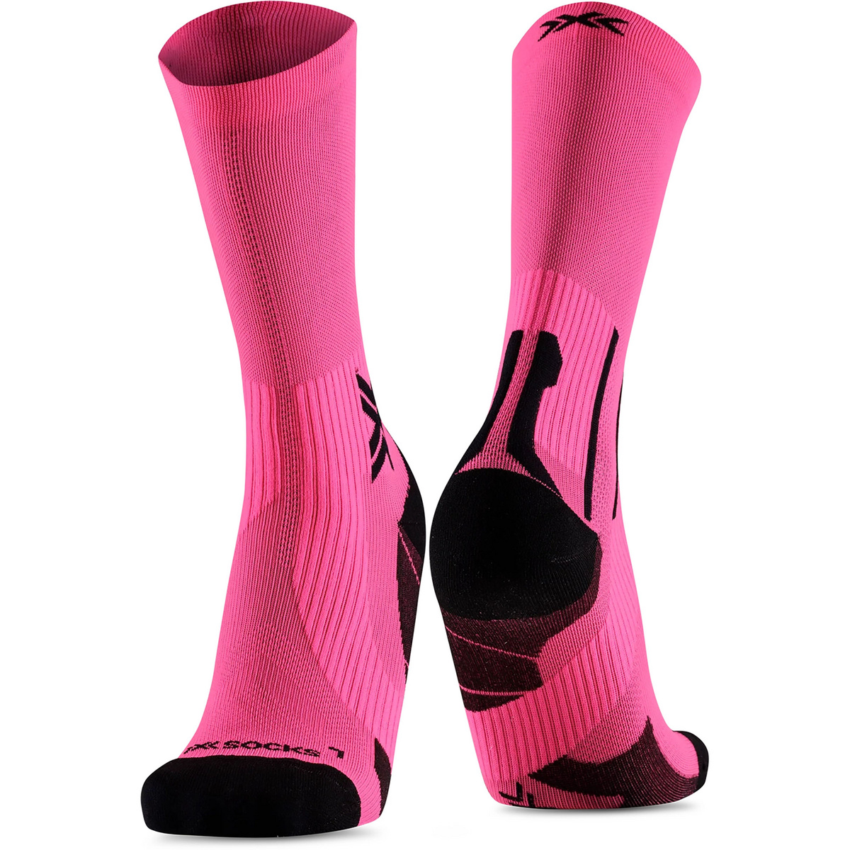 X-Bionic X-Socks Run Discover Crew Socken (Größe 39 , pink)