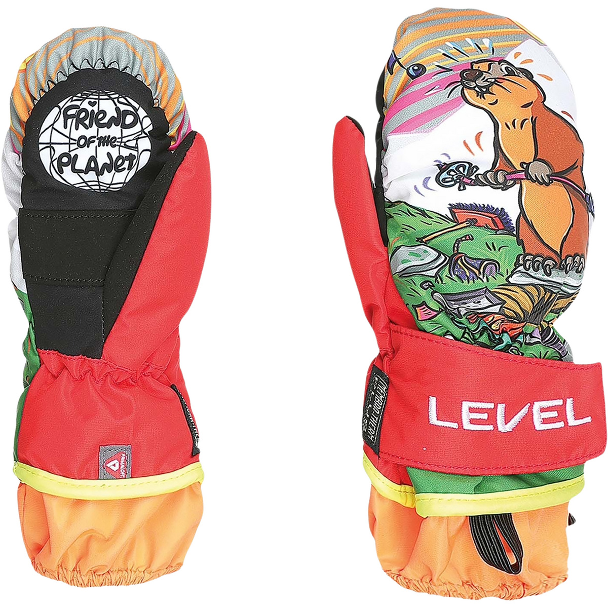 Level Kinder Animal Handschuhe (Größe M, mehrfarbig)