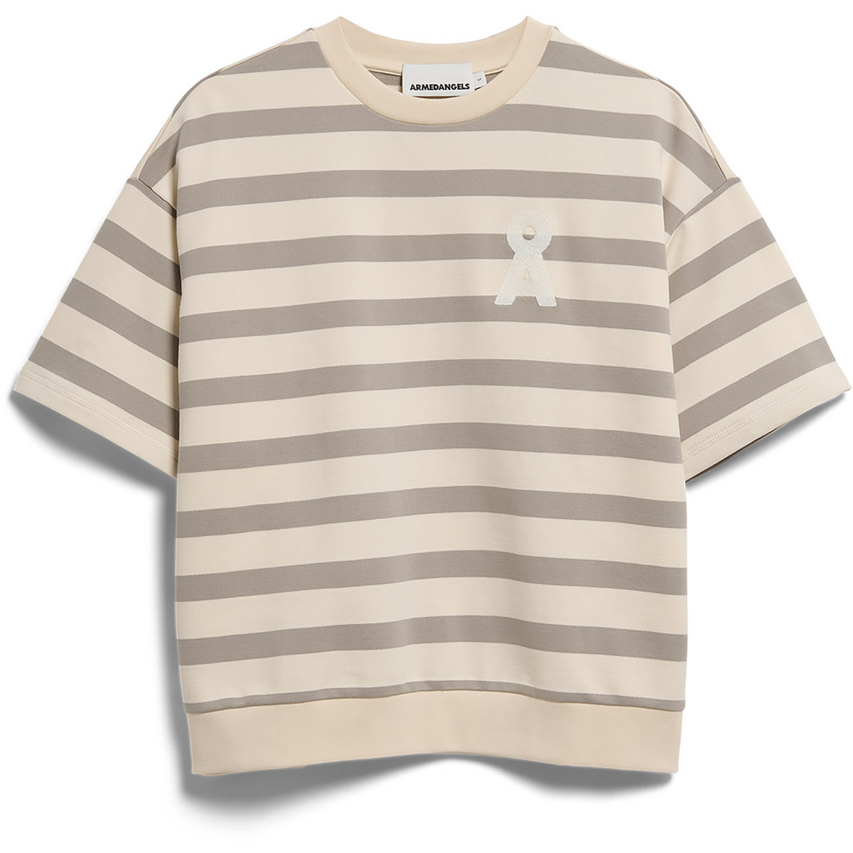 Image of Armedangels Donna Maglietta Bamikaa Stripe Sweat