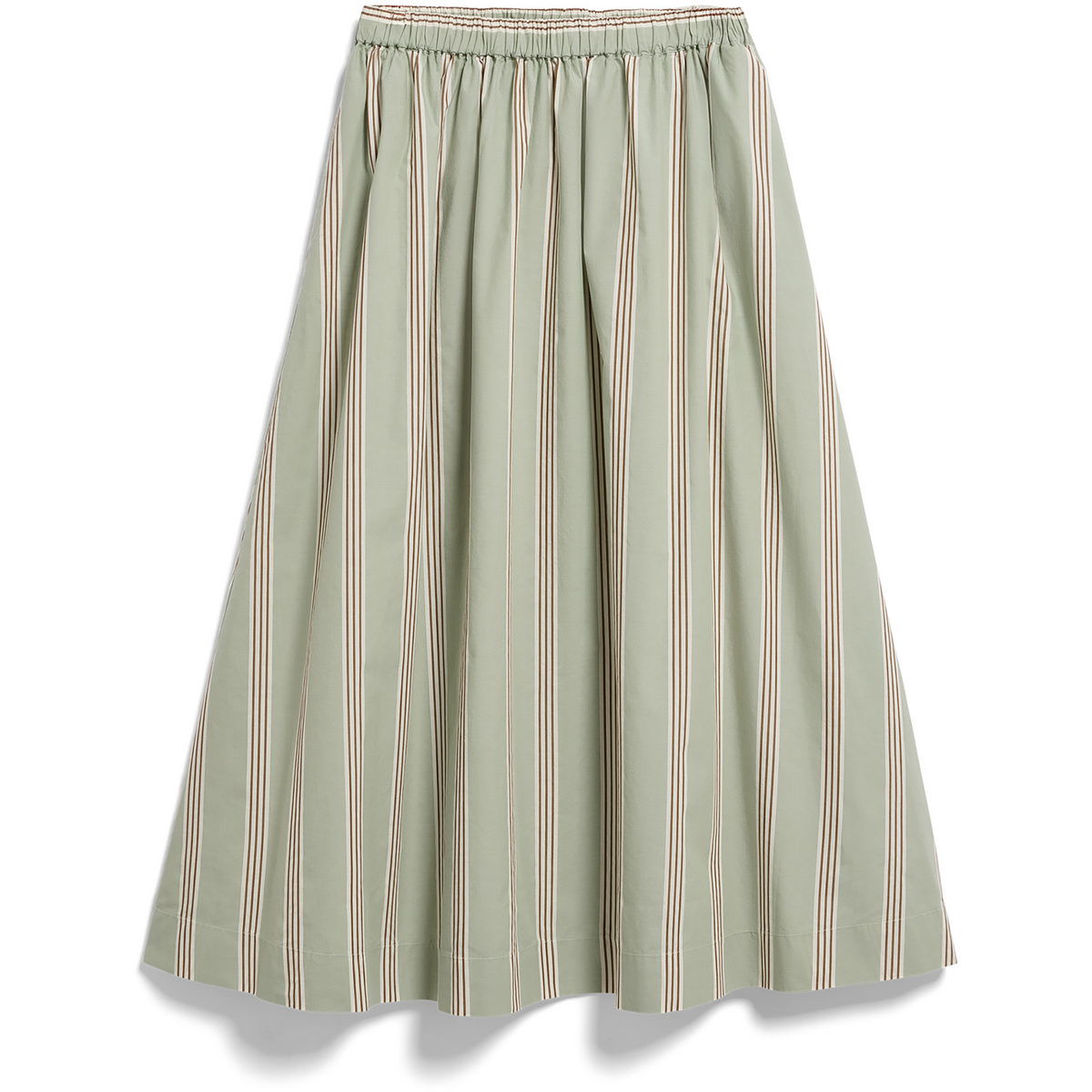 Image of Armedangels Donna Gonna Stripe A-Line Midi