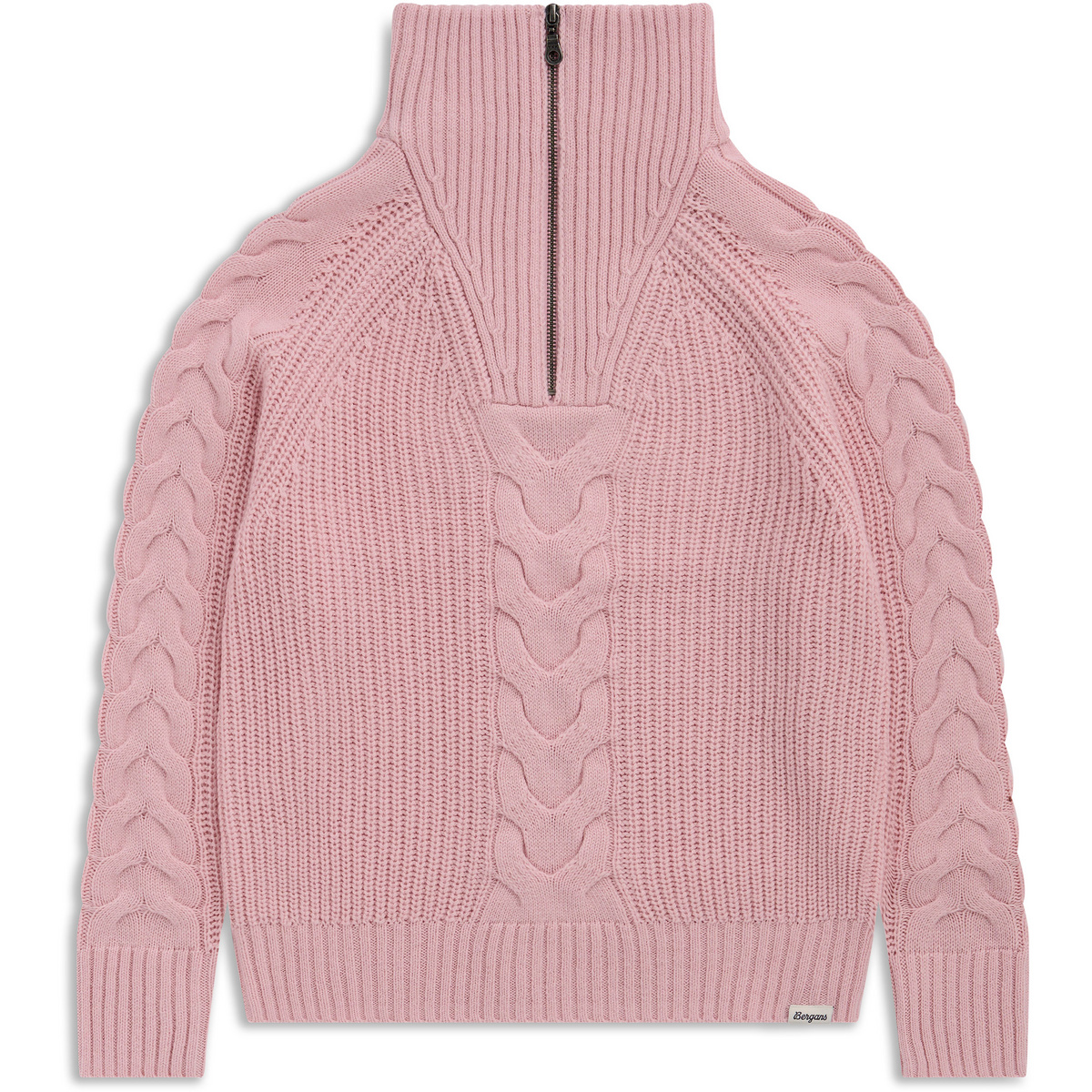 Image of Bergans Damen Milde Knitted Wool Half Zip Pullover