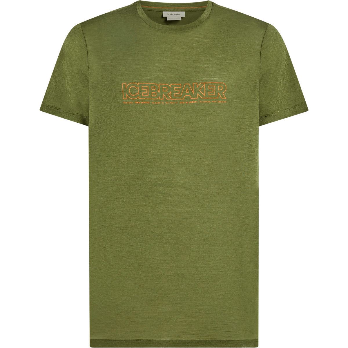Icebreaker Herren Merino 150 Tech Lite IB Coordinates T-Shirt (Größe S, oliv)