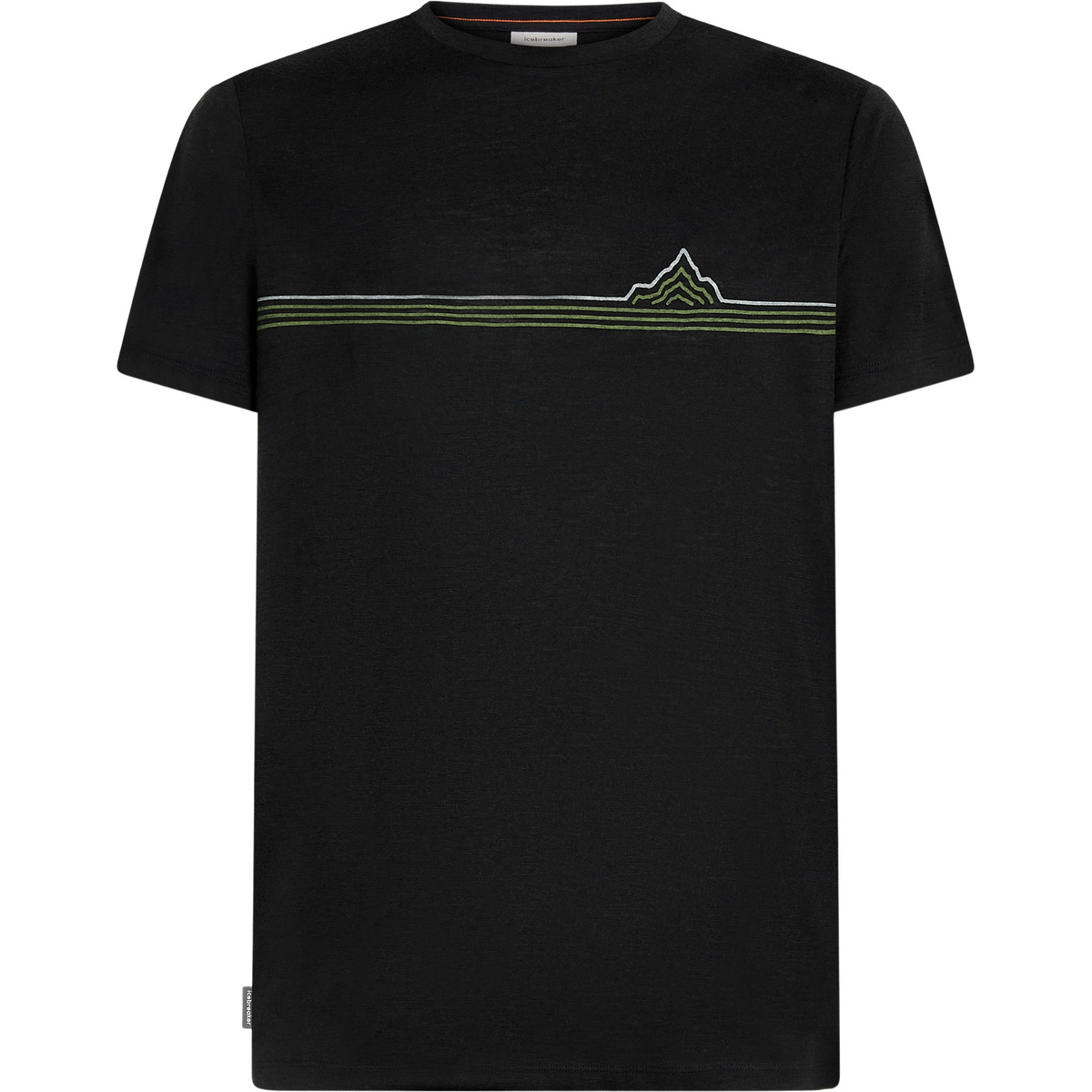 Icebreaker Herren Merino 150 Tech Lite Range Stripes T-Shirt (Größe L, beige)